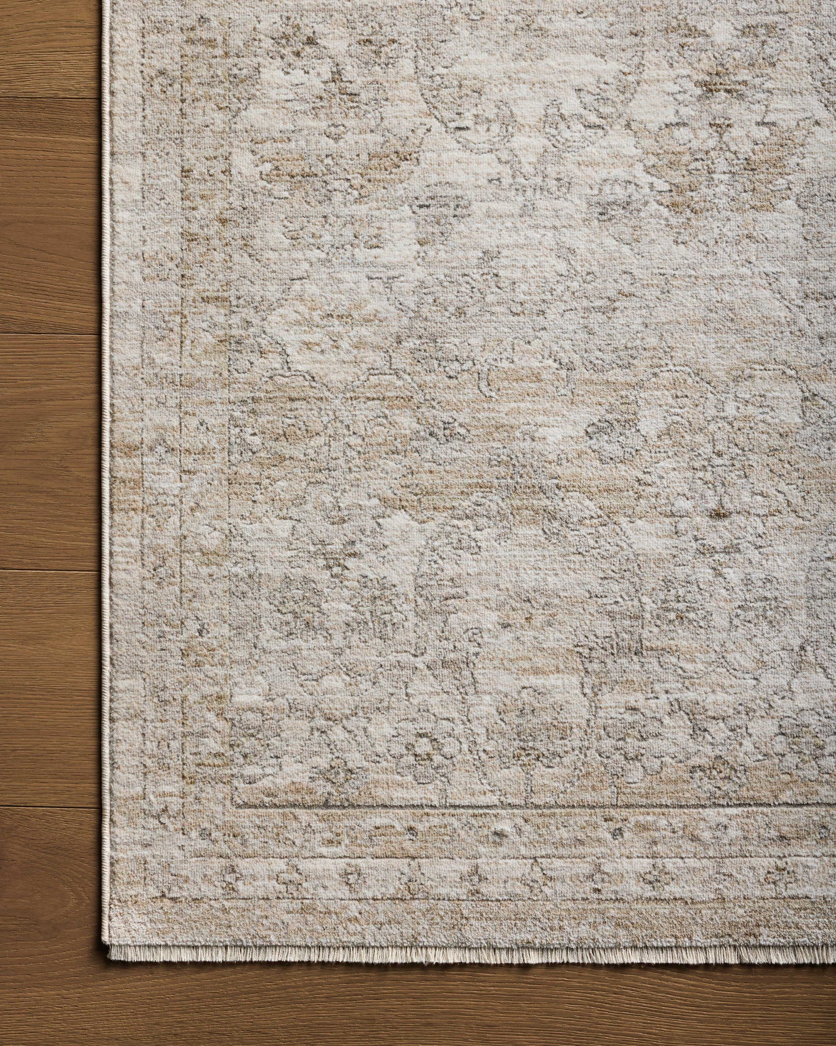 Tabitha Ivory / Khaki shown from a different angle to reveal its pattern.