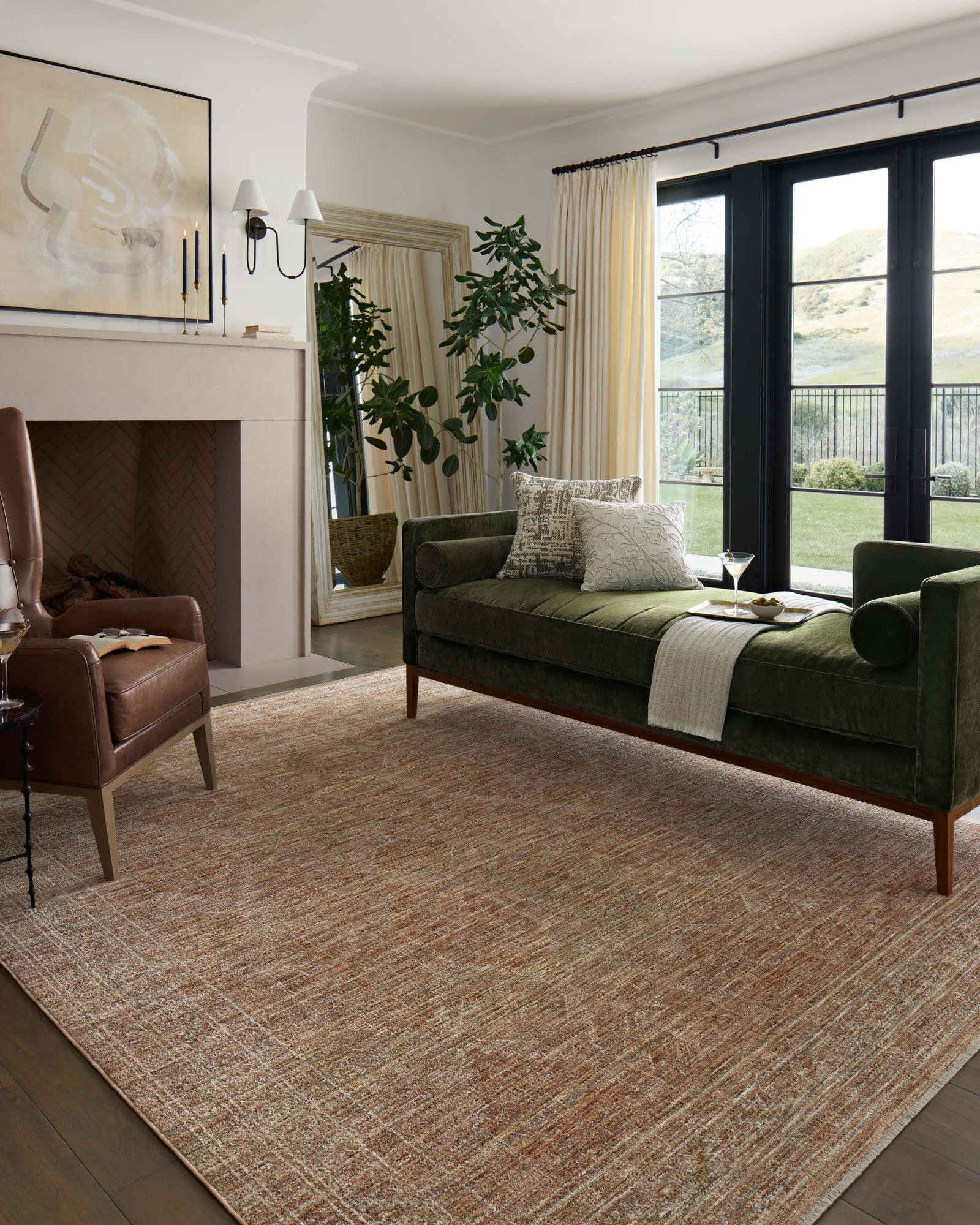 Tabitha Clay / Natural — a Loloi rug at Laurie Yapp Home.