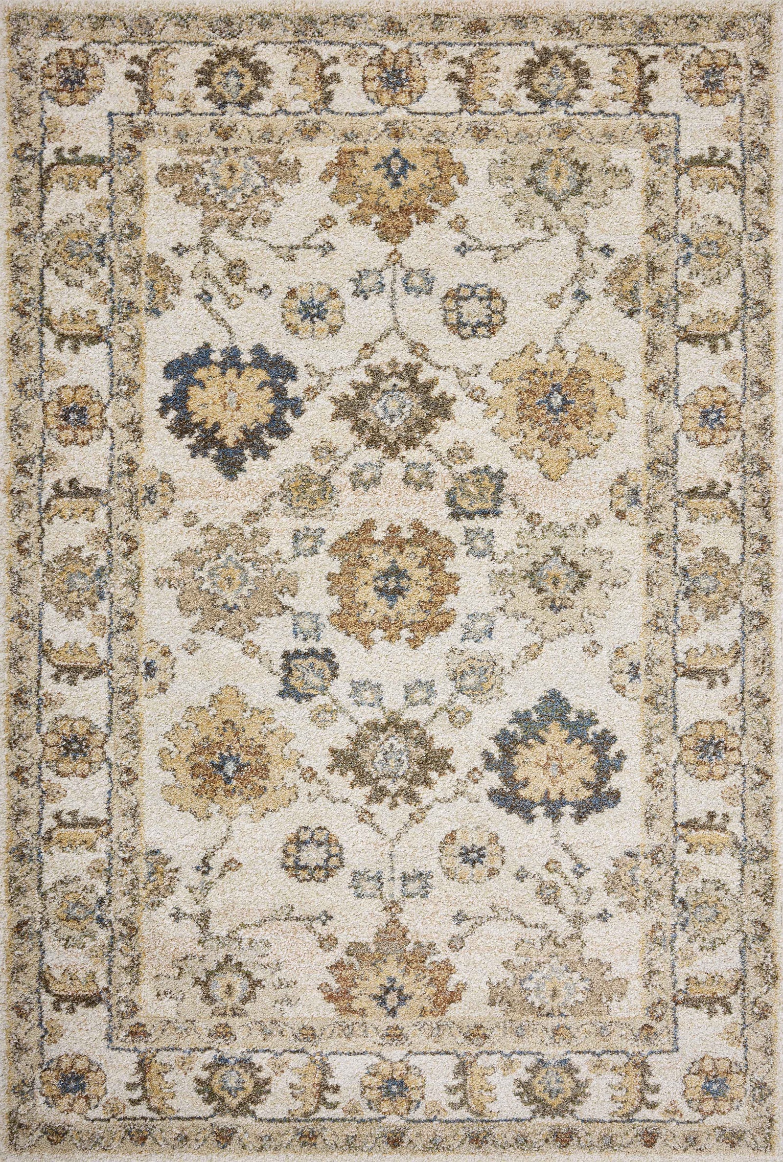 Tamryn Ivory / Multi — a Loloi rug at Laurie Yapp Home.