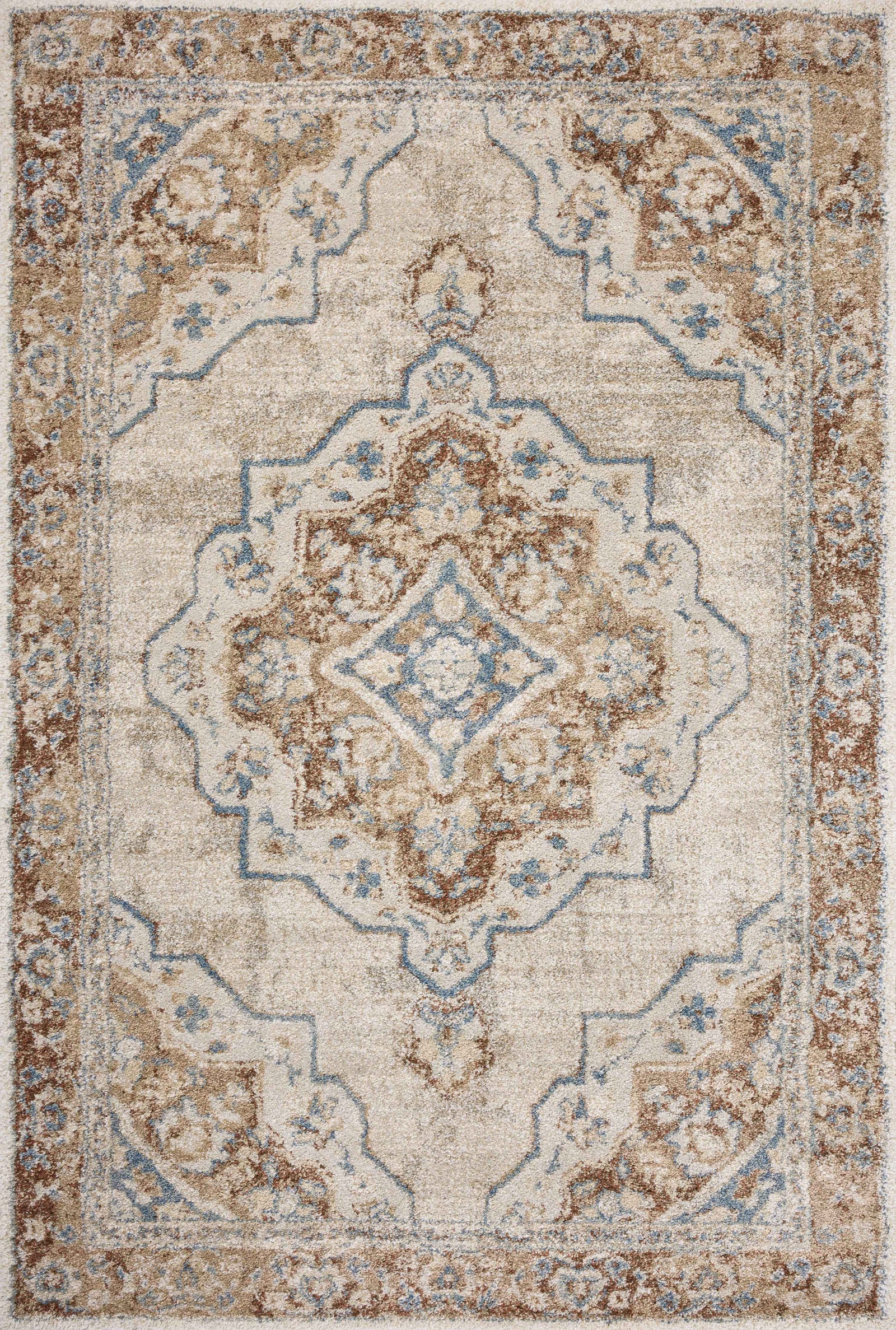 Tamryn Natural / Multi — a Loloi rug at Laurie Yapp Home.