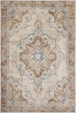Tamryn Natural / Multi — a Loloi rug at Laurie Yapp Home.