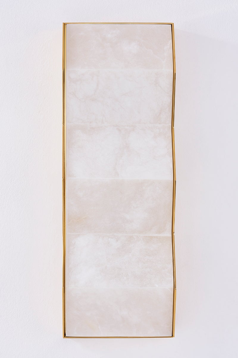 Tanzanite Wall Sconce — a Corbett wall sconce for bathrooms, hallways, and living rooms at Laurie Yapp Home.