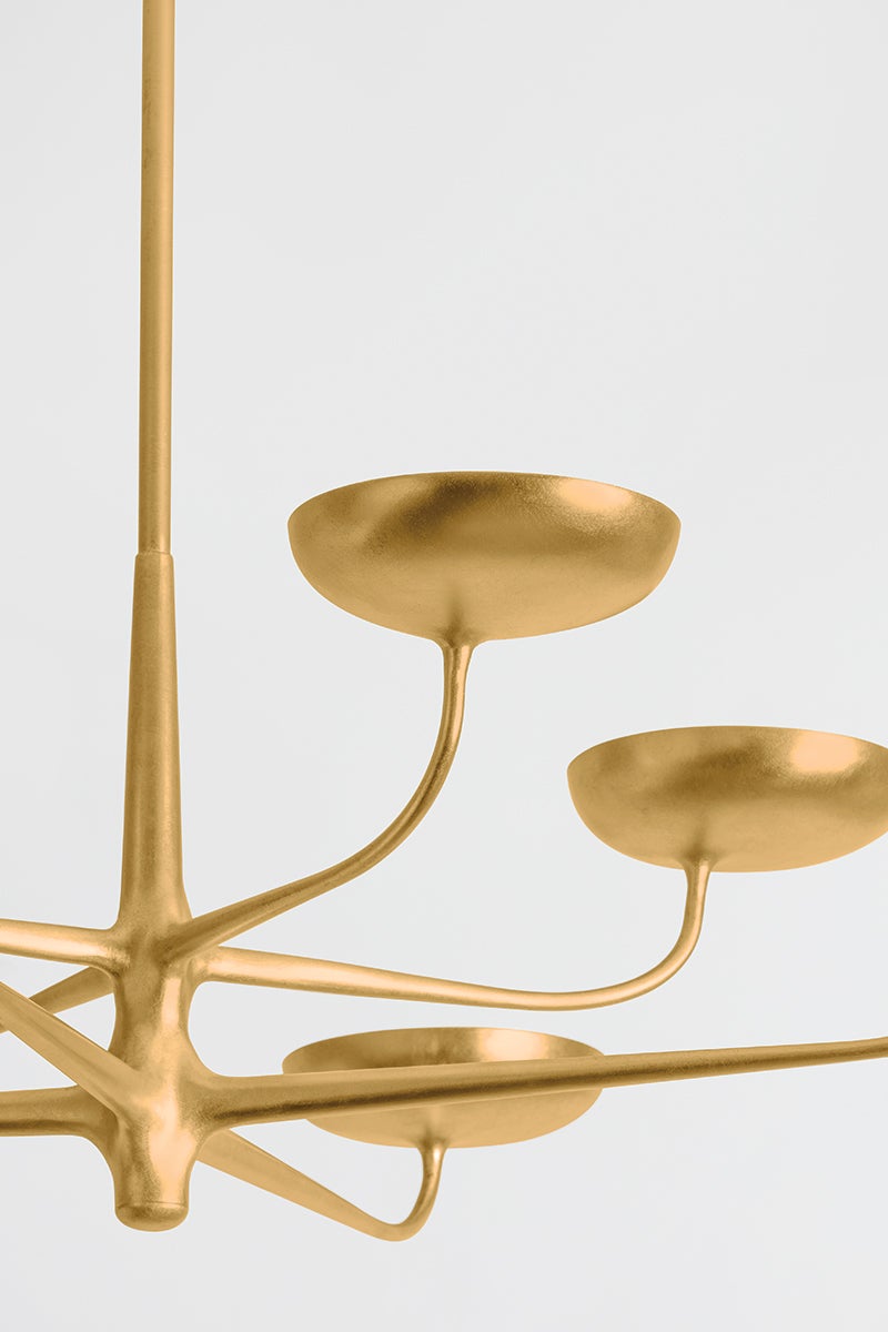 Taormina Chandelier 63" — a Hudson Valley chandelier for dining rooms, entries, and living rooms at Laurie Yapp Home.