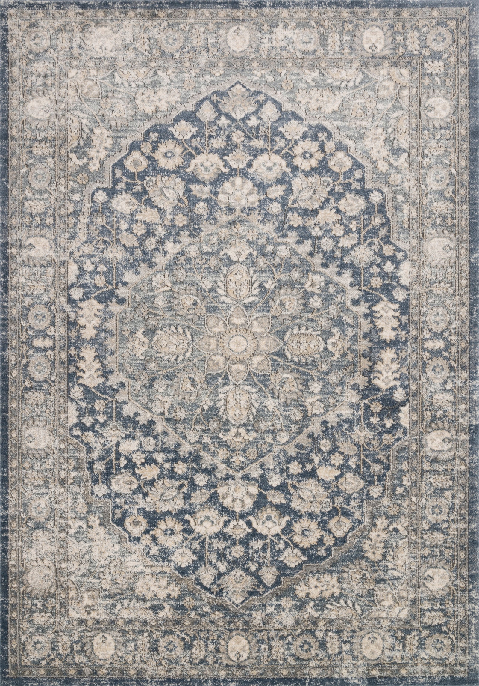 Teagan Denim / Mist — a Loloi rug at Laurie Yapp Home.