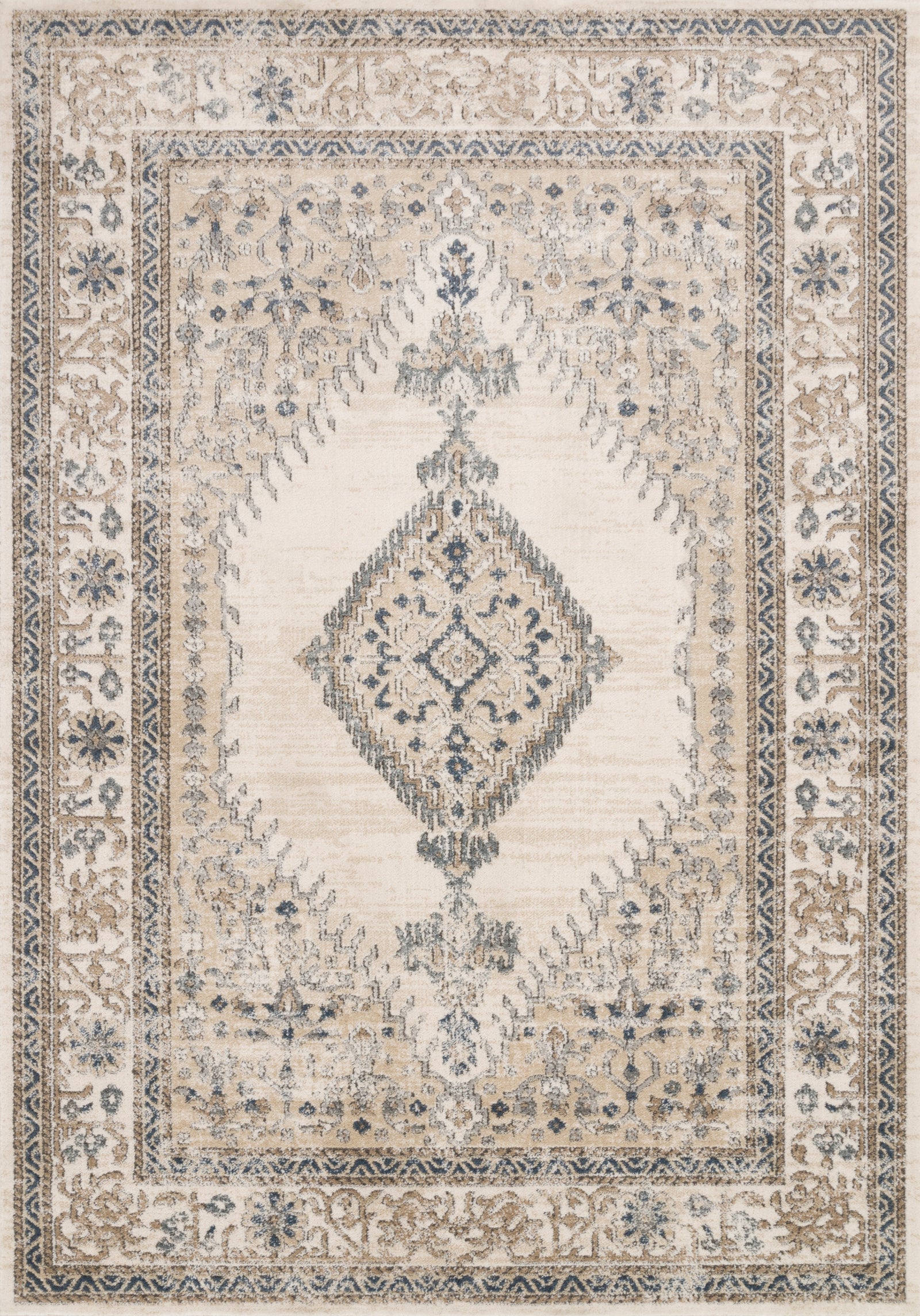 Teagan Oatmeal / Ivory — a Loloi rug at Laurie Yapp Home.