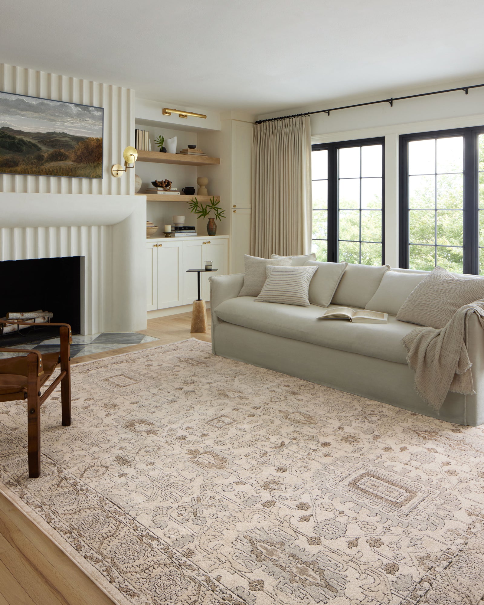 Teagan Ivory / Sand — a Loloi rug at Laurie Yapp Home.