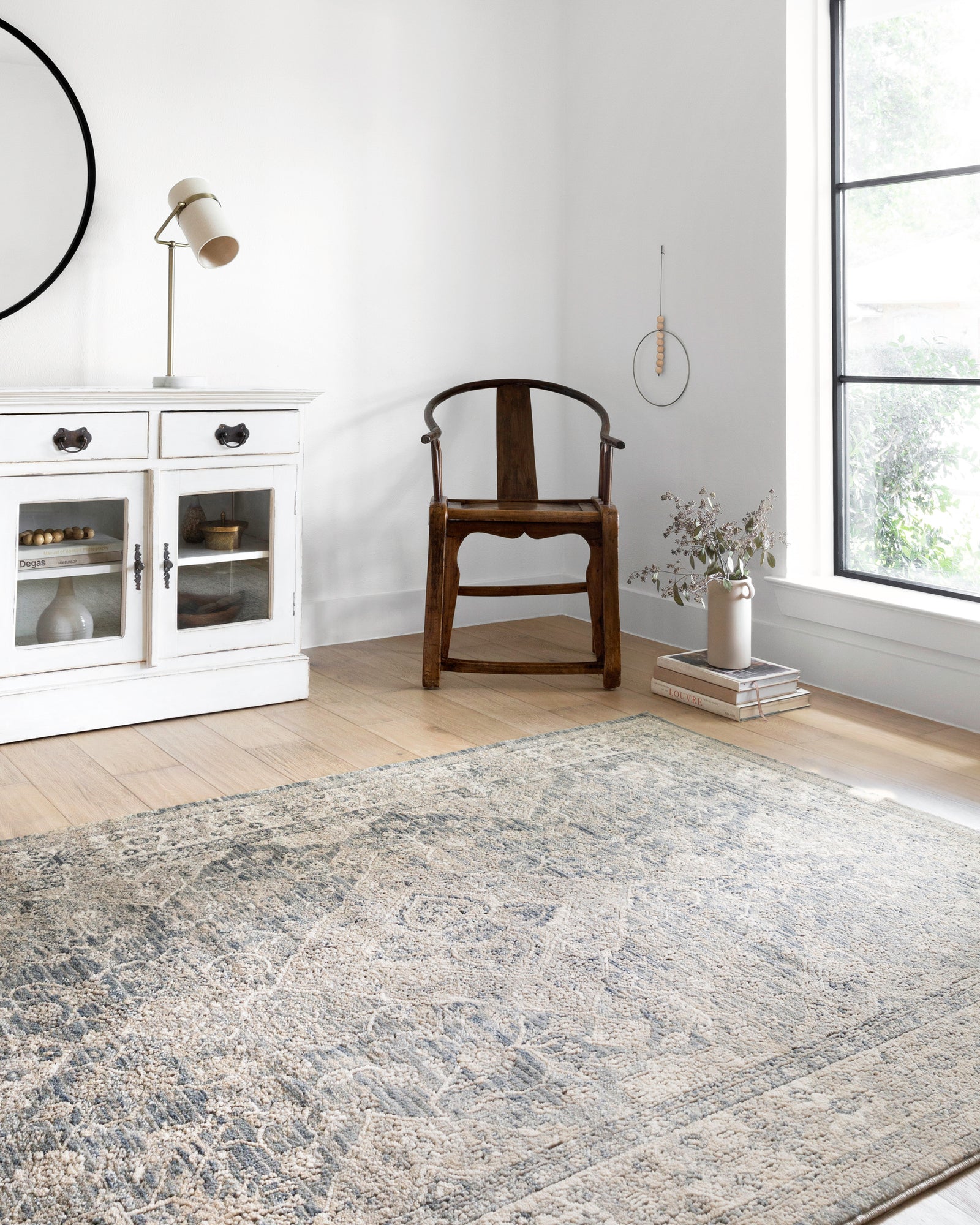Teagan Sky / Natural — a Loloi rug at Laurie Yapp Home.