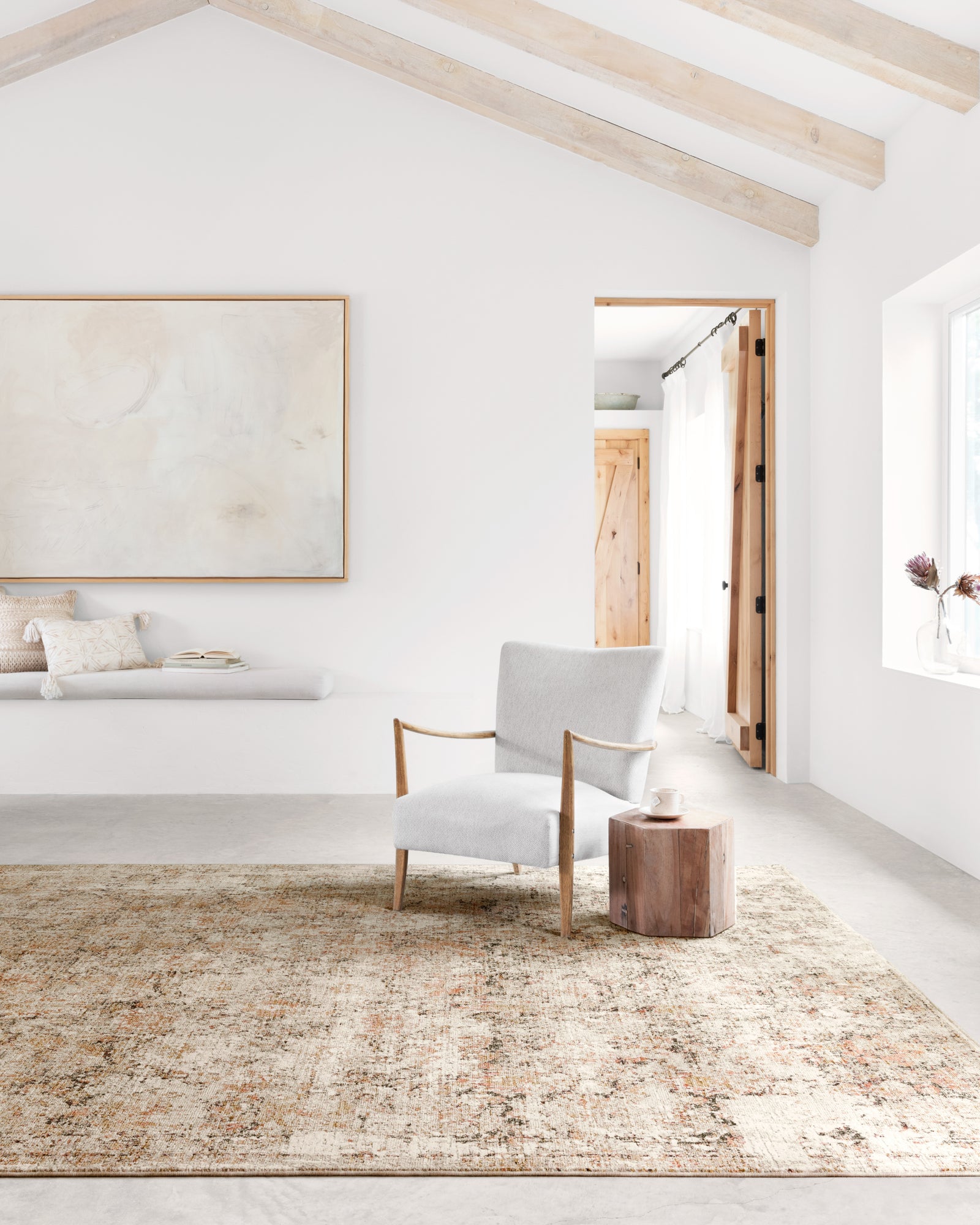 Theia Taupe / Gold — a Loloi rug at Laurie Yapp Home.