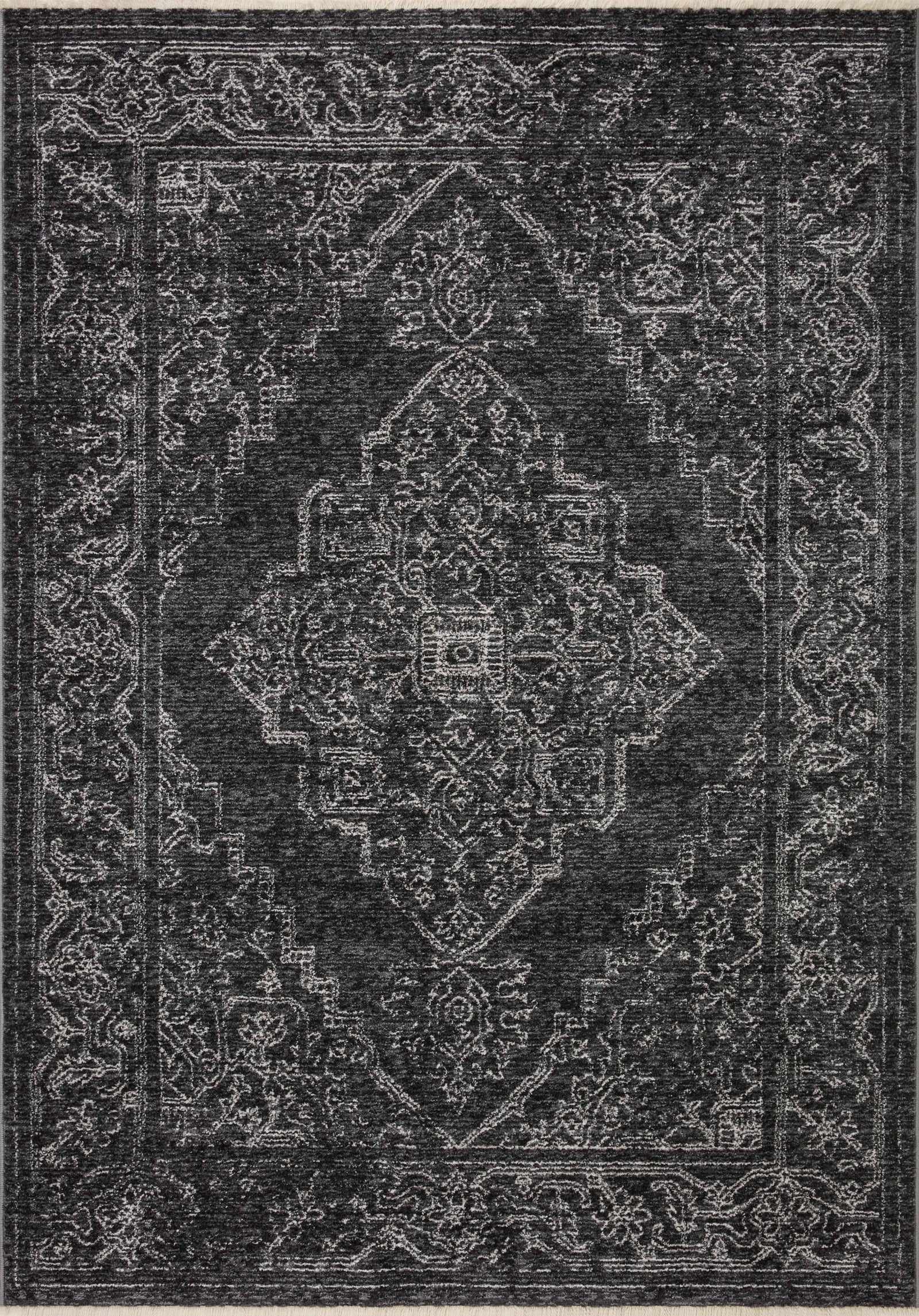 Vance Charcoal / Dove (Pattern 1) — a Loloi rug at Laurie Yapp Home.
