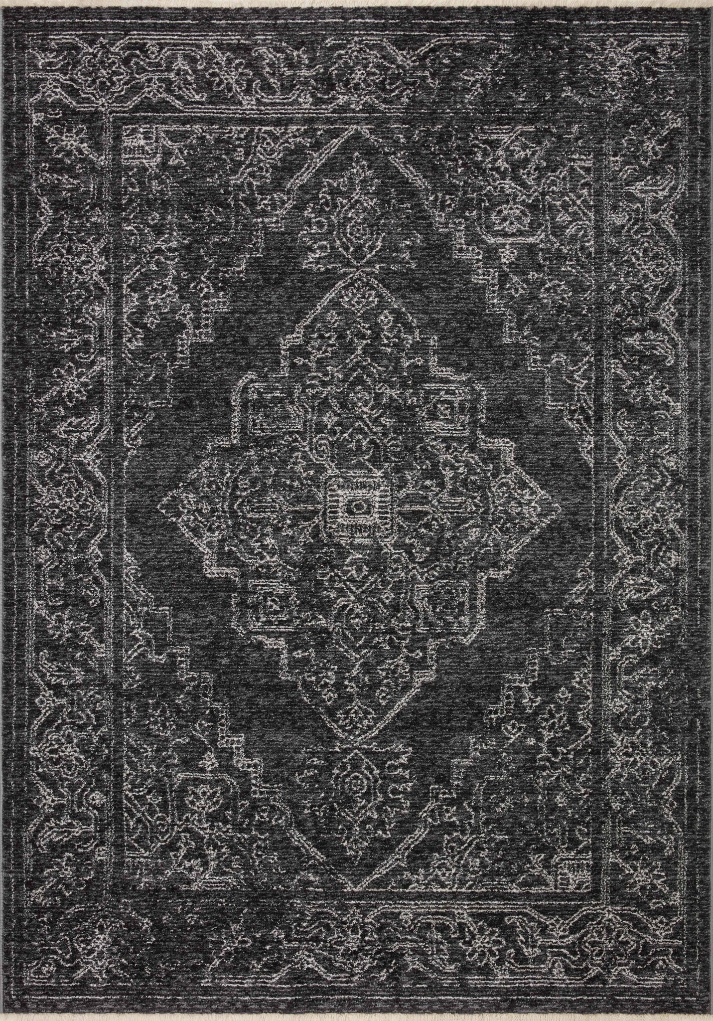 Vance Charcoal / Dove (Pattern 1) — a Loloi rug at Laurie Yapp Home.
