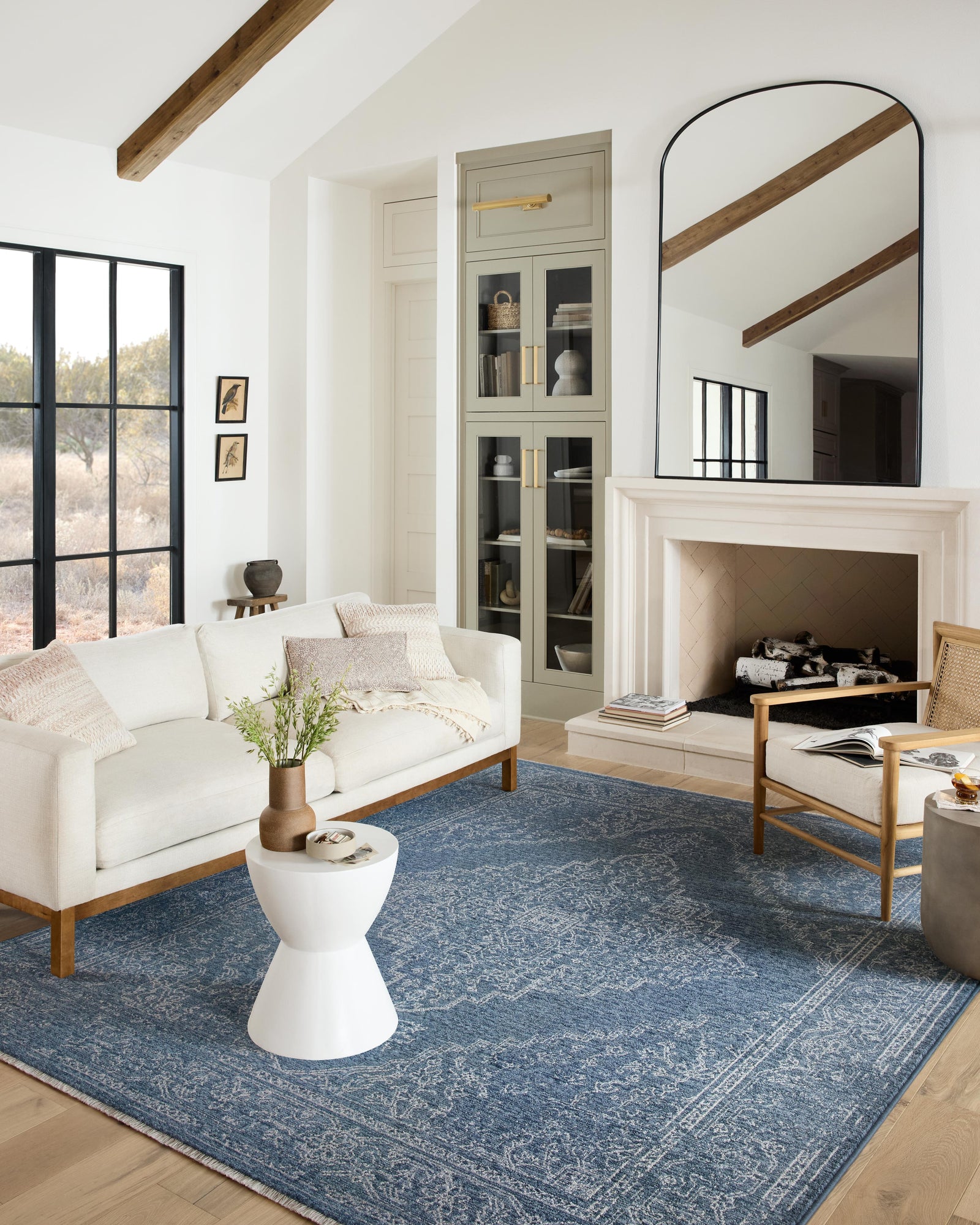 Vance Denim / Dove (Pattern 2) — a Loloi rug at Laurie Yapp Home.