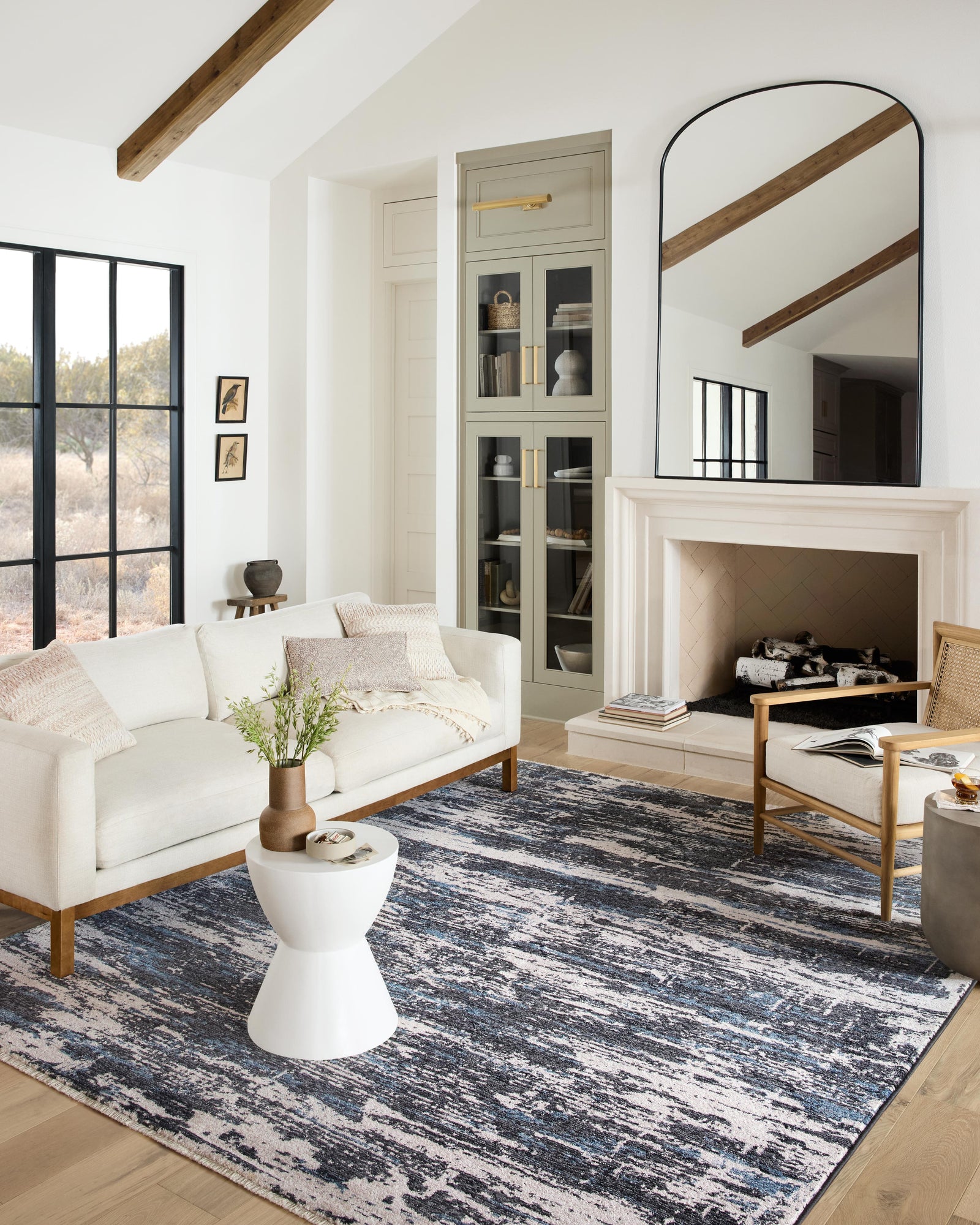 Vance Charcoal / Dove (Pattern 2) — a Loloi rug at Laurie Yapp Home.