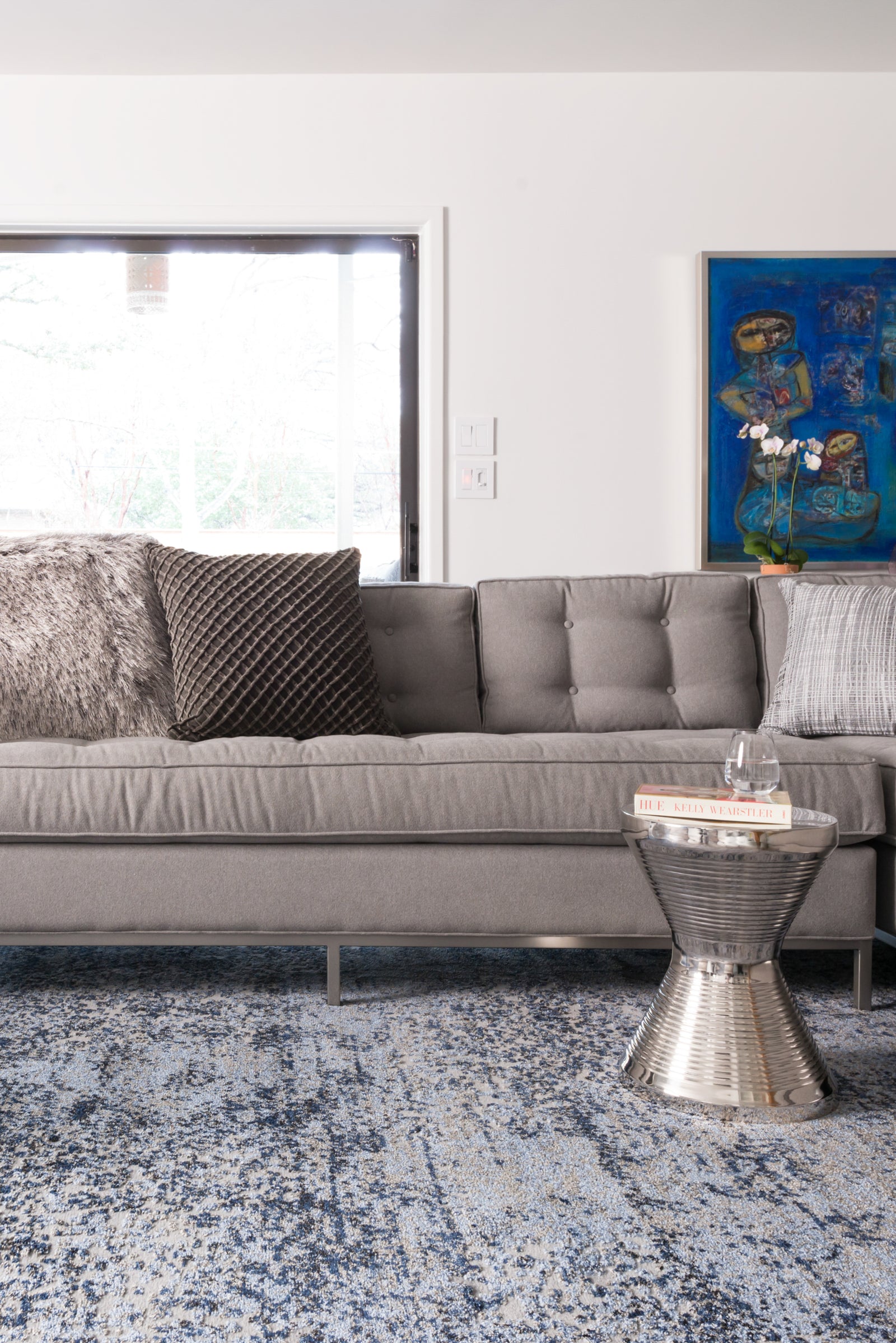 Viera Lt. Blue / Grey — a Loloi rug at Laurie Yapp Home.
