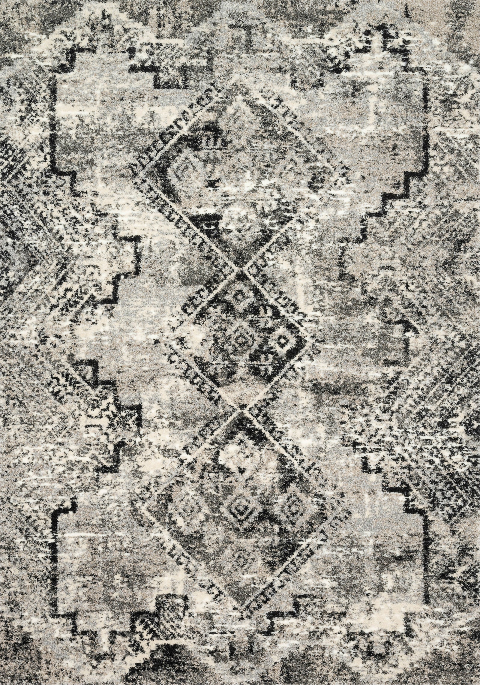 Viera Grey / Black — a Loloi rug at Laurie Yapp Home.