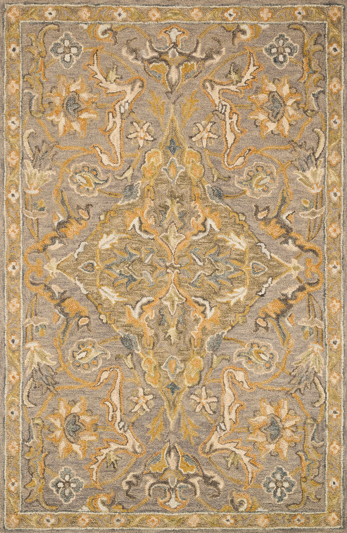 Victoria Grey / Multi — a Loloi rug at Laurie Yapp Home.