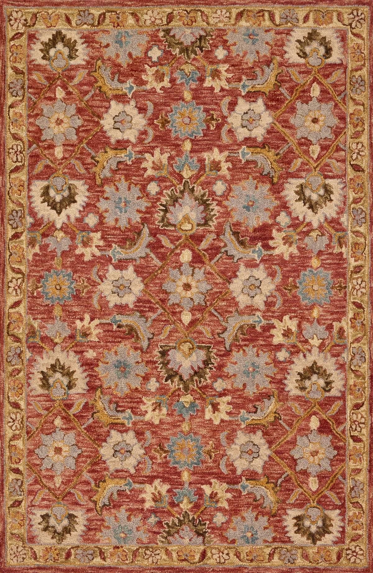 Victoria Terracotta / Gold — a Loloi rug at Laurie Yapp Home.