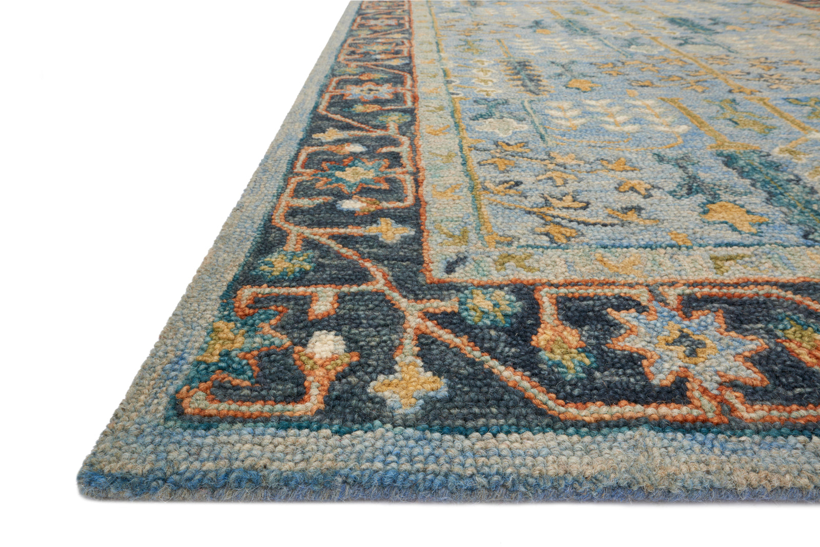 Victoria Lt Blue / Dk Blue — a Loloi rug at Laurie Yapp Home.