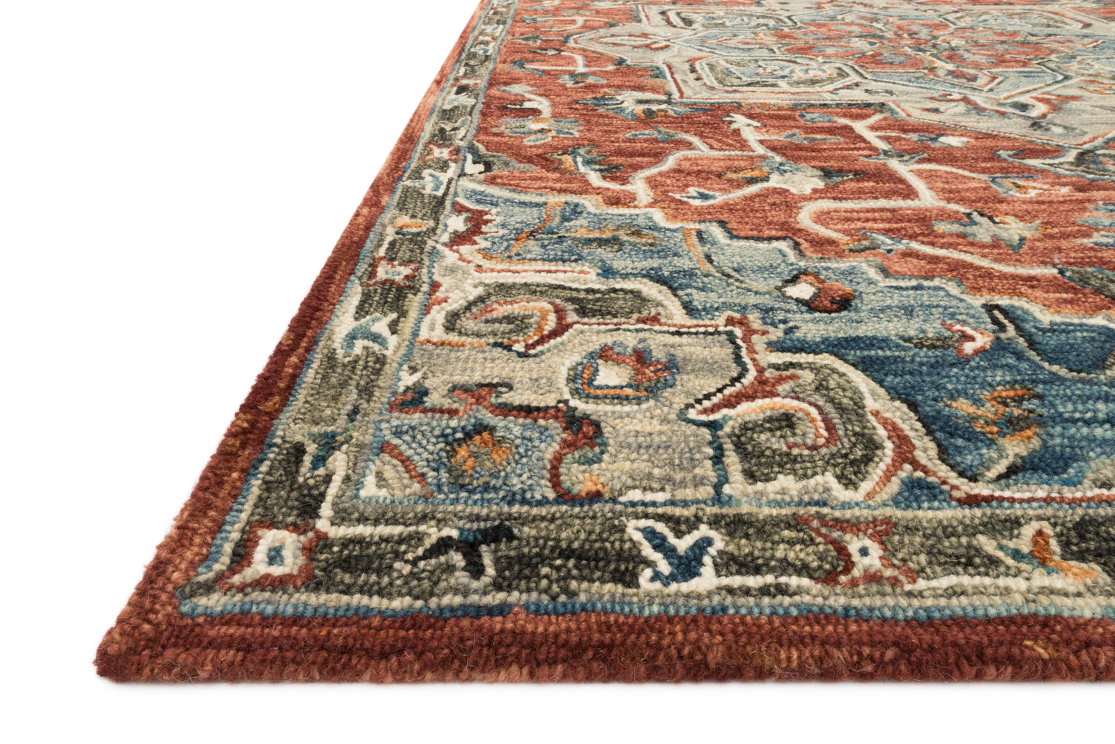 Victoria Red / Multi — a Loloi rug at Laurie Yapp Home.