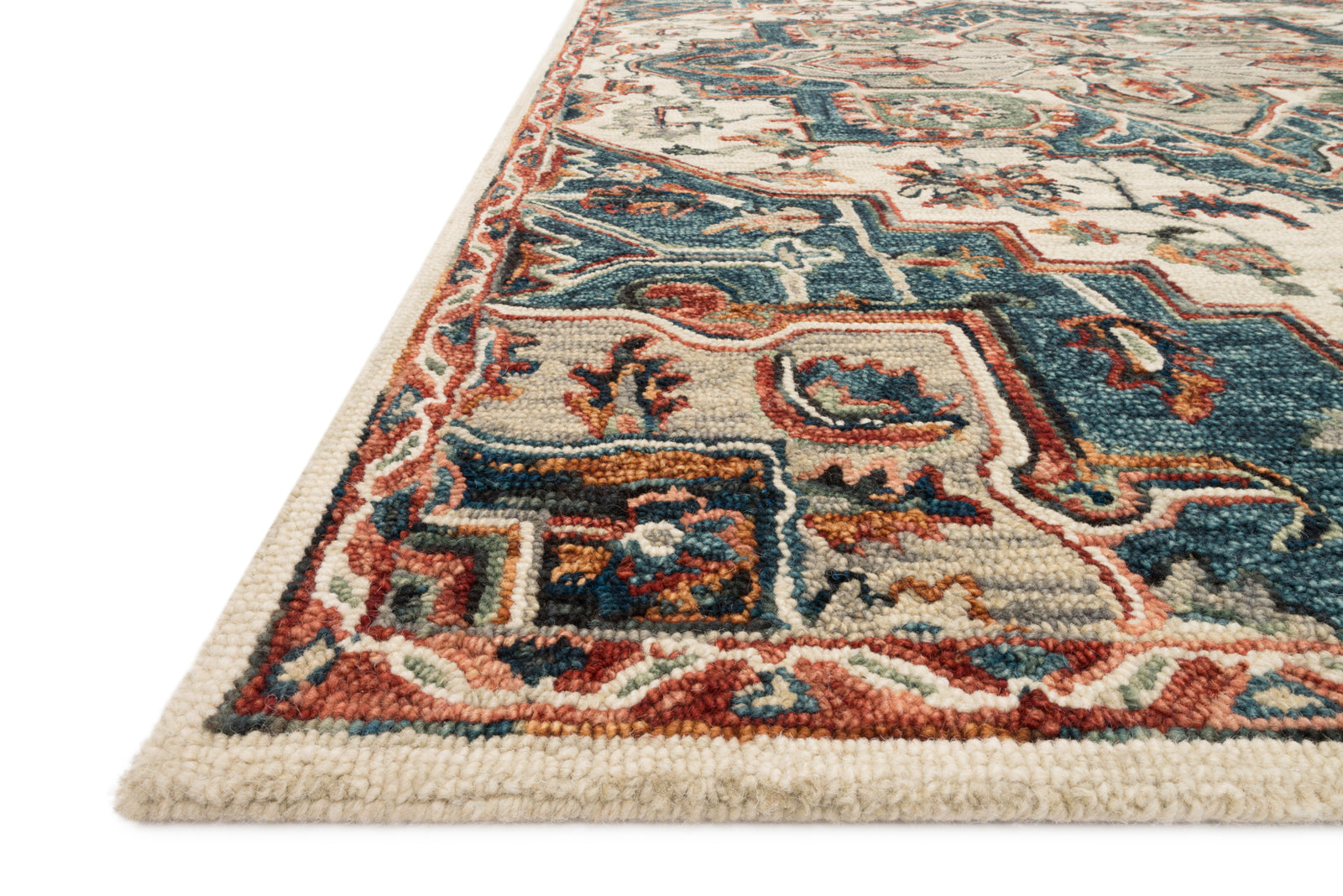 Victoria Blue / Red — a Loloi rug at Laurie Yapp Home.