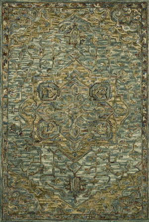 Victoria Dark Green / Tobacco — a Loloi rug at Laurie Yapp Home.