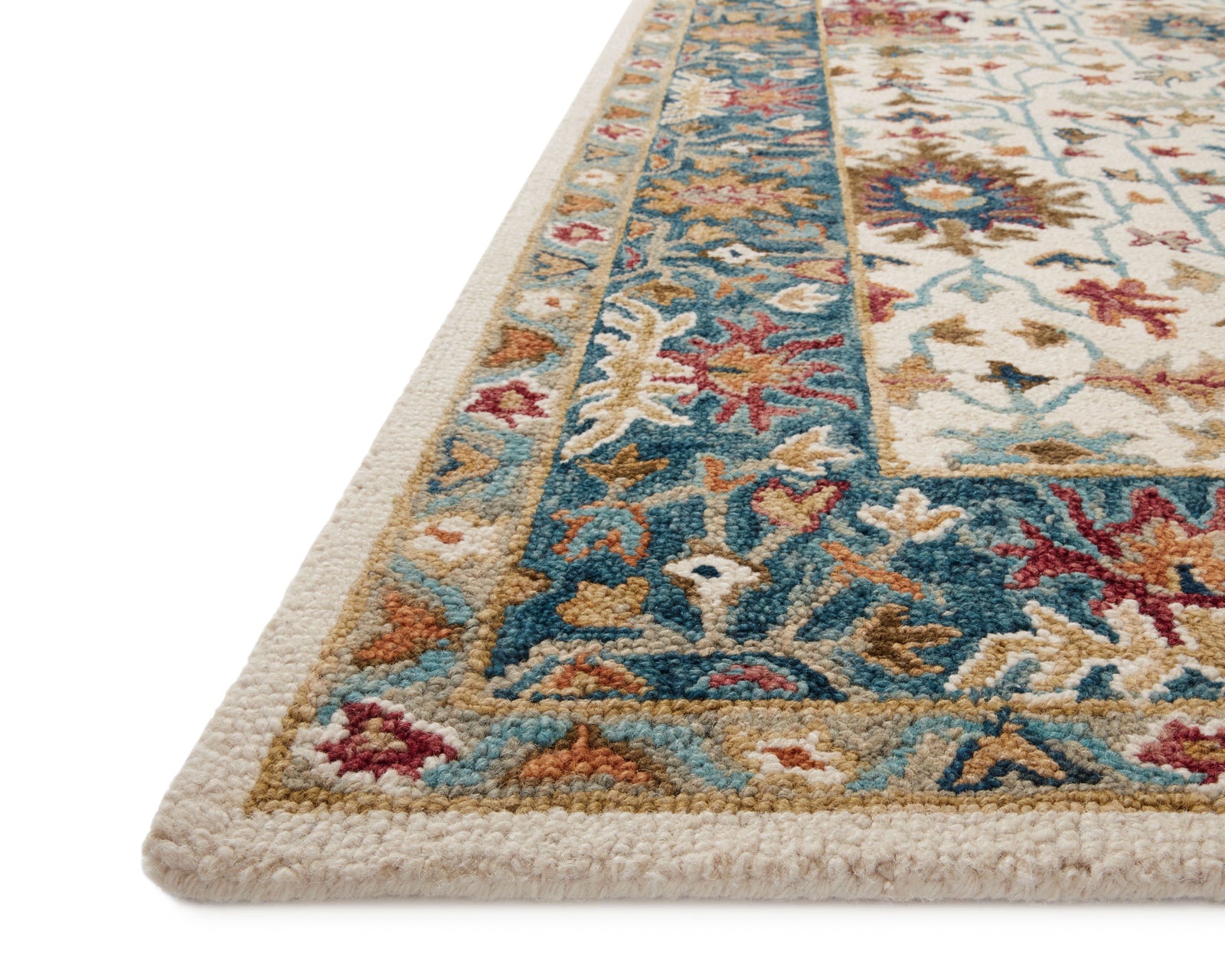 Victoria Ivory / Sky — a Loloi rug at Laurie Yapp Home.