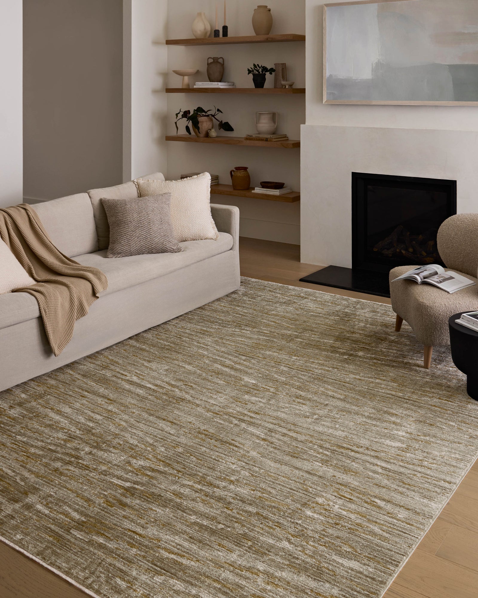 Wade Sage / Gold — a Loloi rug at Laurie Yapp Home.
