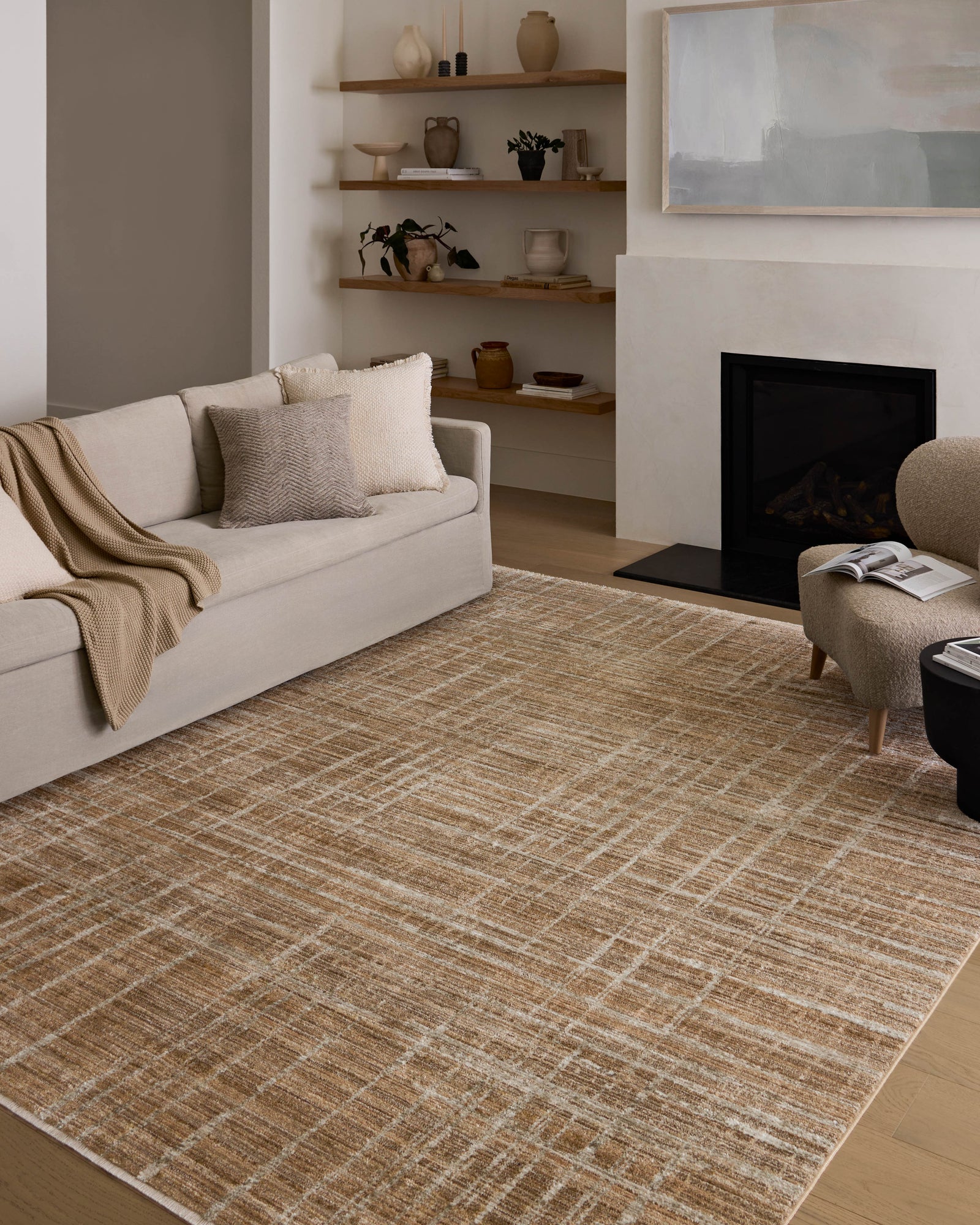 Wade Clay / Silver — a Loloi rug at Laurie Yapp Home.