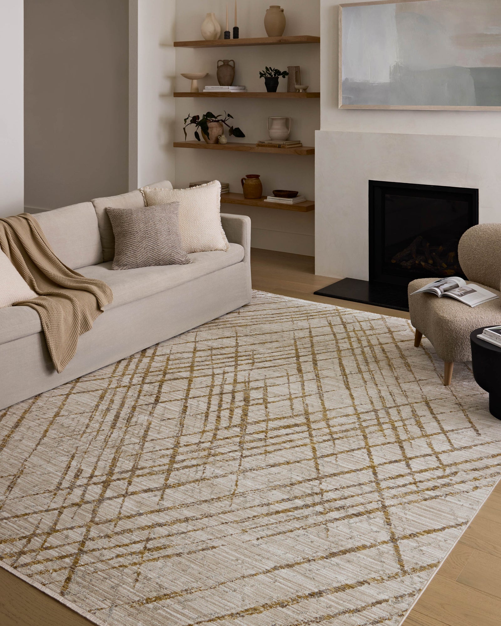 Wade Beige / Gold — a Loloi rug at Laurie Yapp Home.