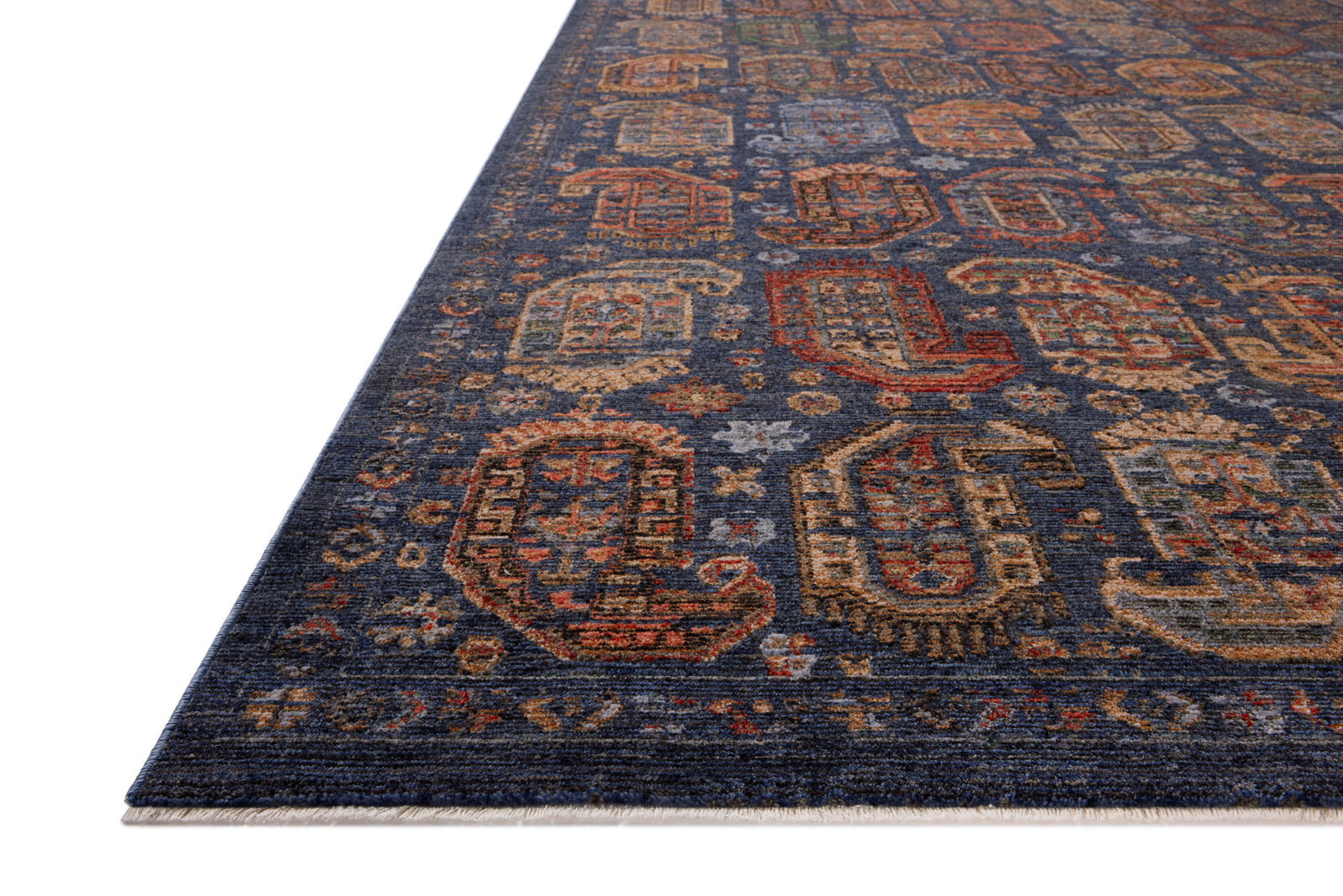 Winchester Navy / Multi — a Loloi rug at Laurie Yapp Home.