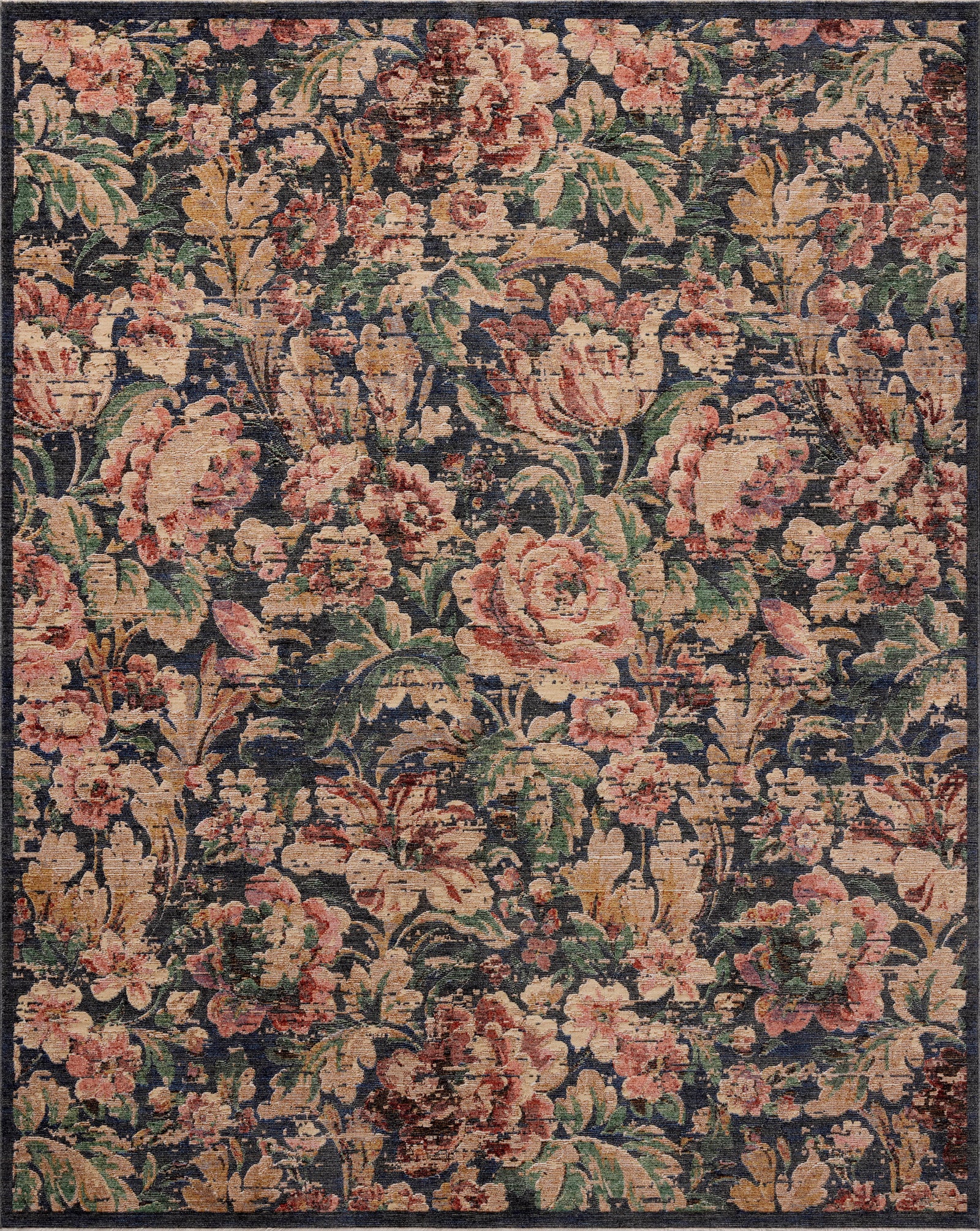 Winchester Midnight / Blush — a Loloi rug at Laurie Yapp Home.