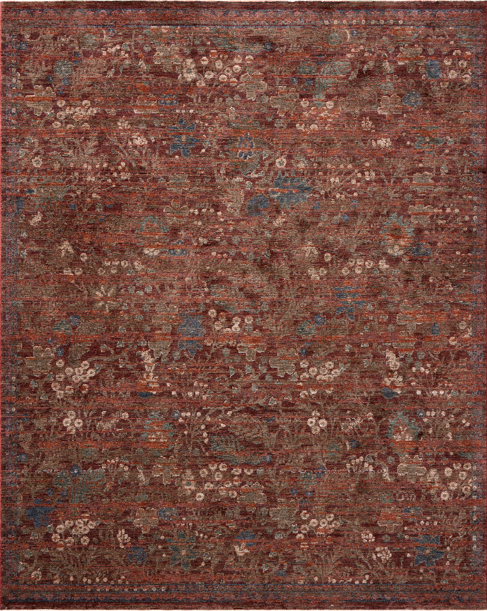 Winchester Ruby / Mushroom — a Loloi rug at Laurie Yapp Home.