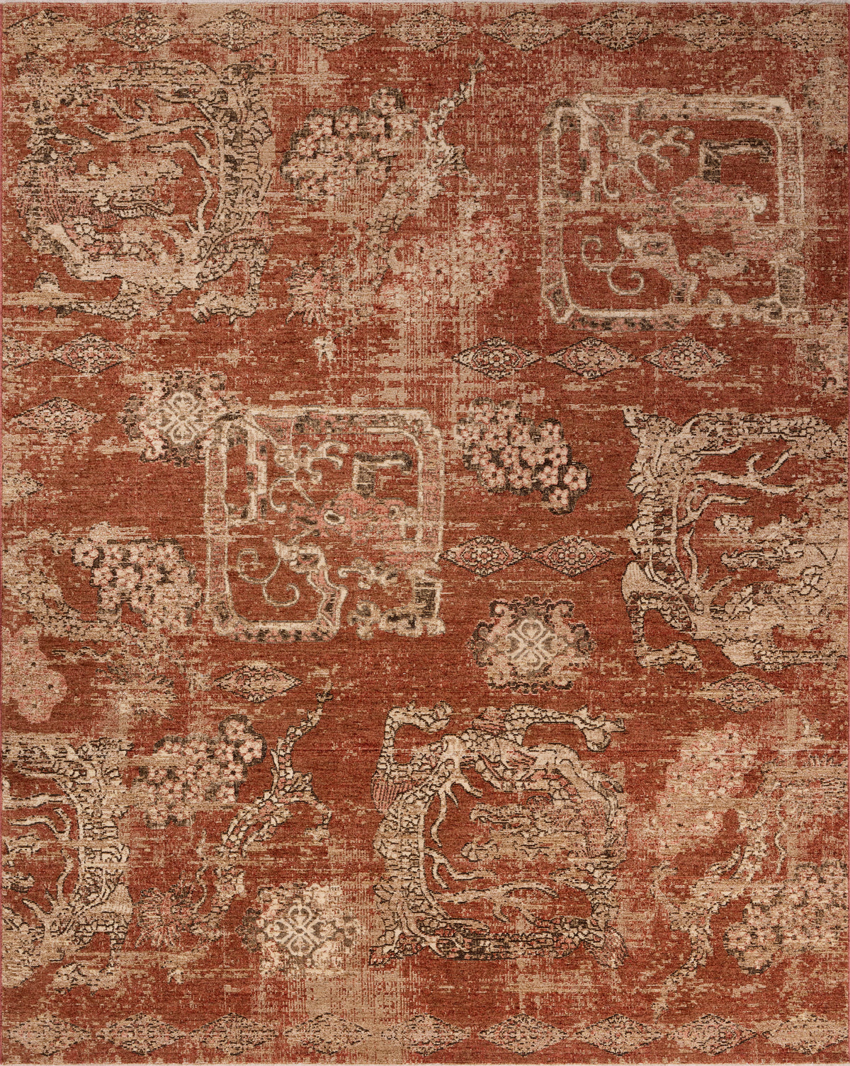 Winchester Brick / Beige — a Loloi rug at Laurie Yapp Home.