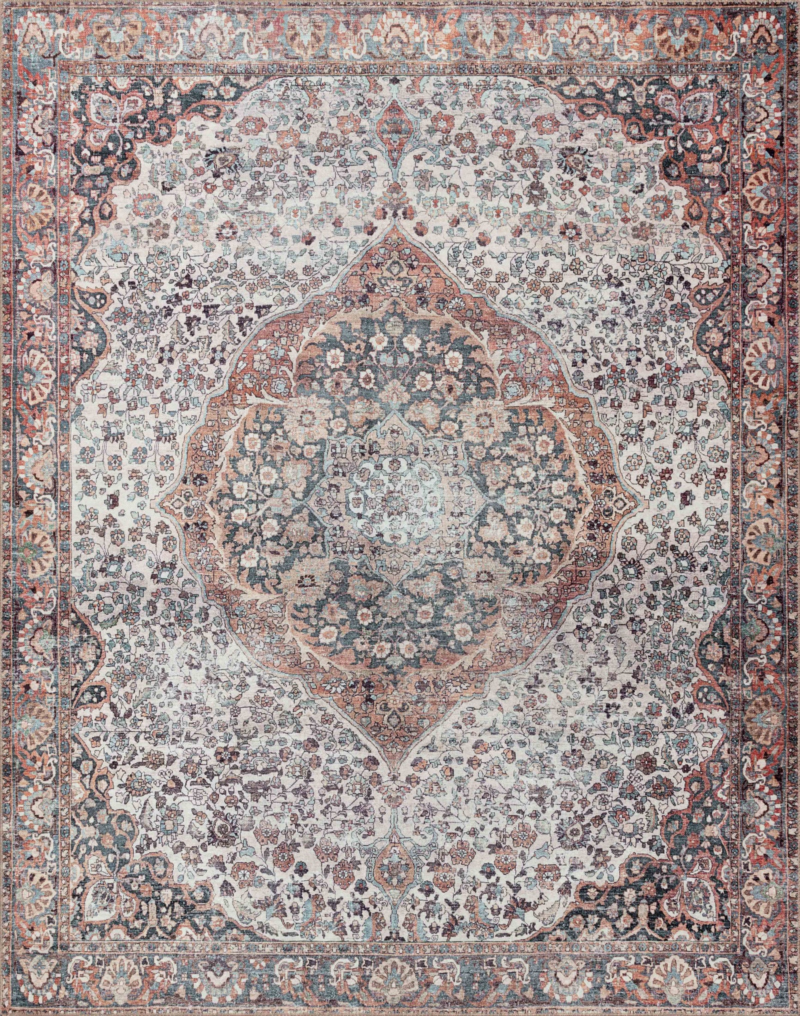 Wynter Red / Multi — a Loloi rug at Laurie Yapp Home.