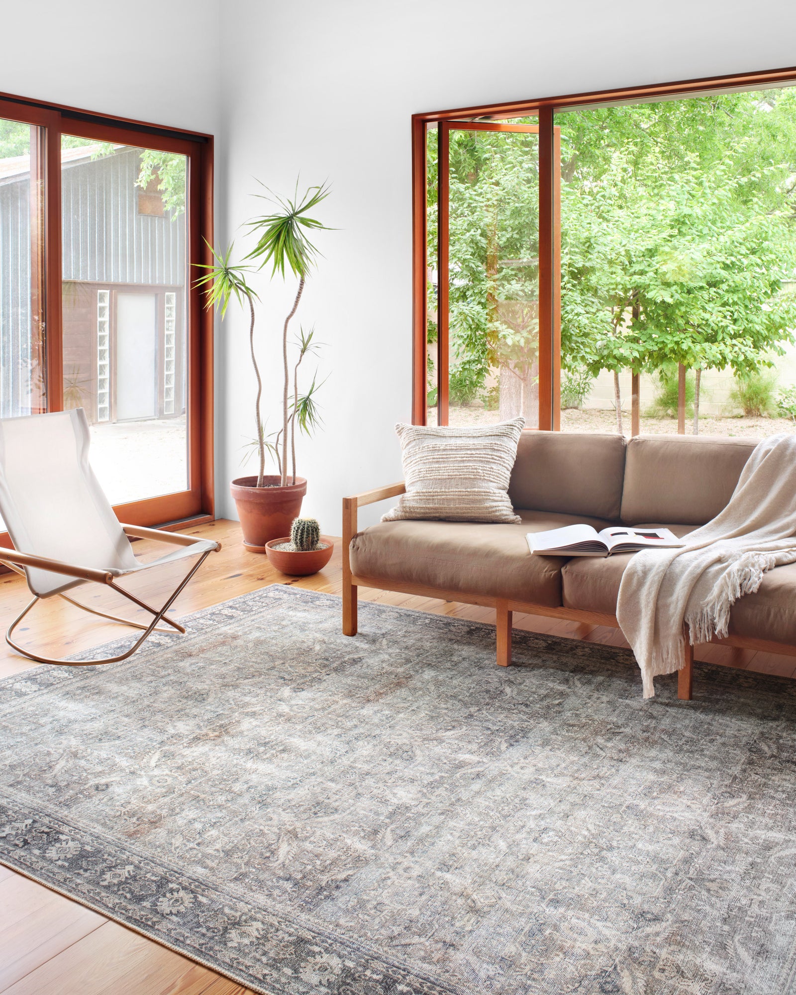Wynter Grey / Charcoal — a Loloi rug at Laurie Yapp Home.