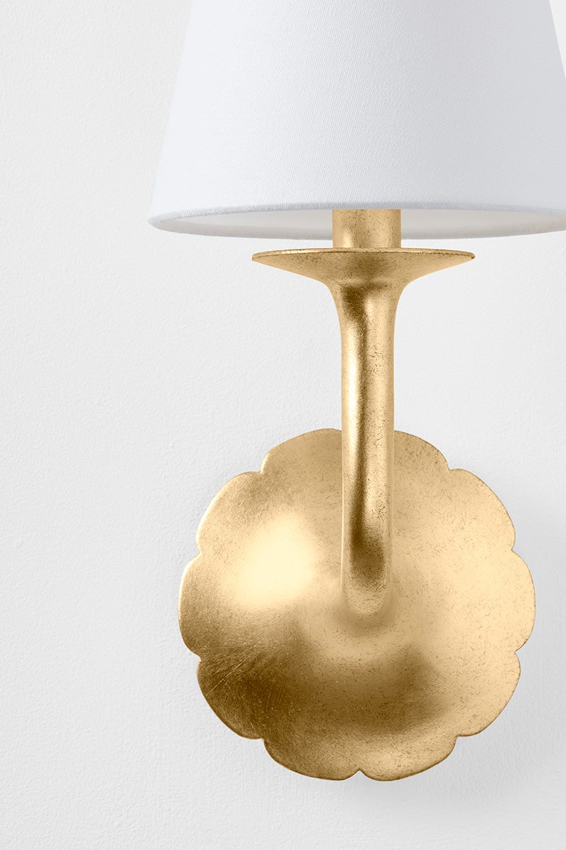 Close-up of the Winnipeg Wall Sconce showing the arm curve and shade silhouette.
