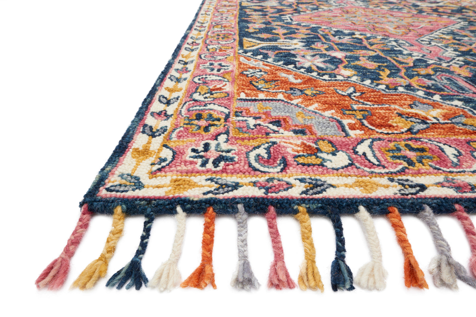 Zharah Navy / Multi — a Loloi rug at Laurie Yapp Home.