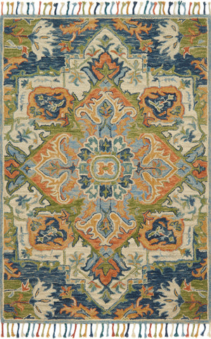 Zharah Blue / Multi — a Loloi rug at Laurie Yapp Home.