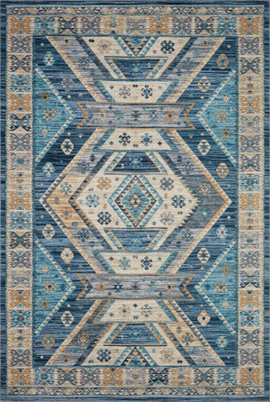 Zion Ocean / Gold — a Loloi rug at Laurie Yapp Home.