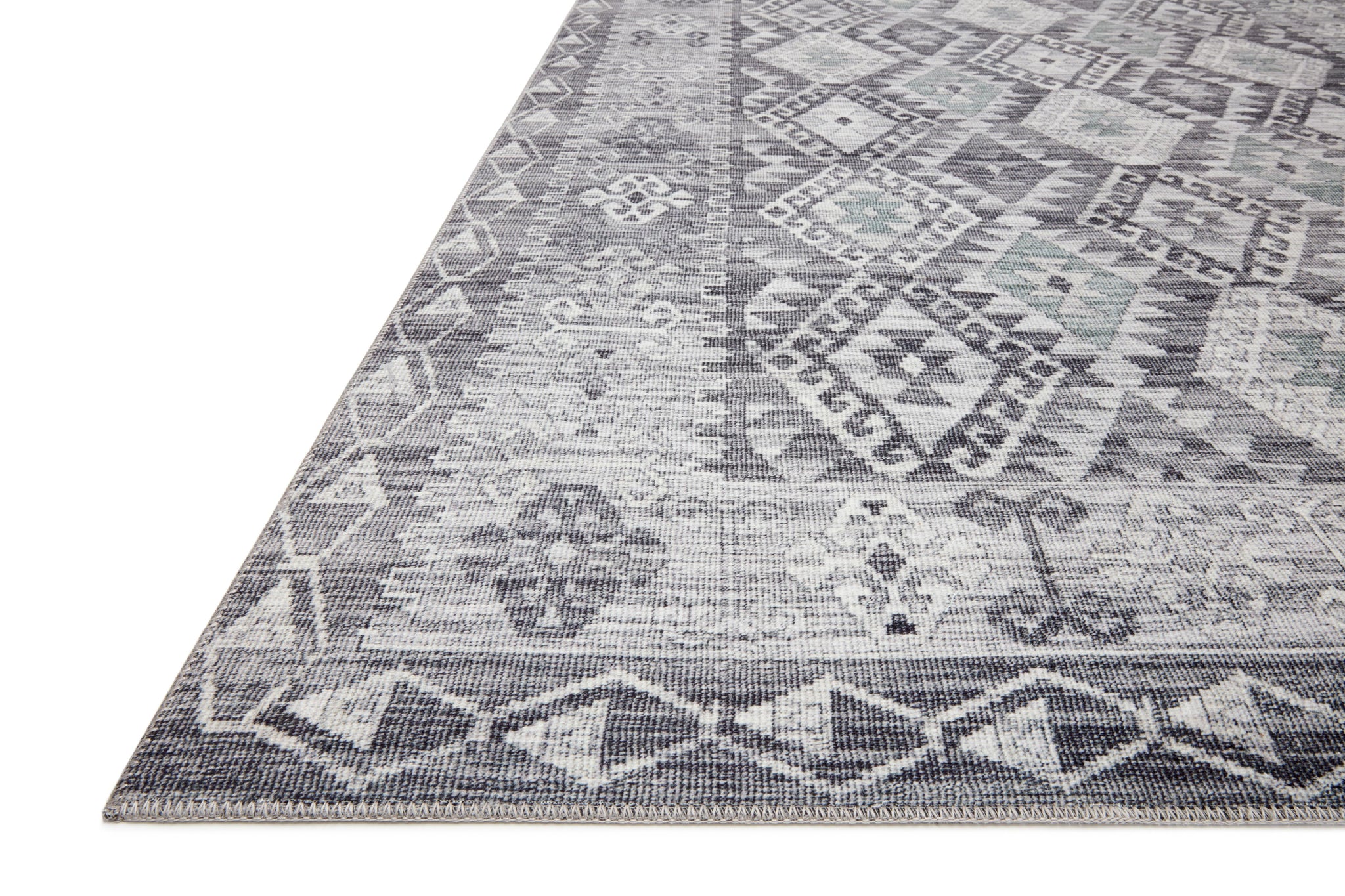 Zion Charcoal / Slate shown from a different angle to reveal its pattern.