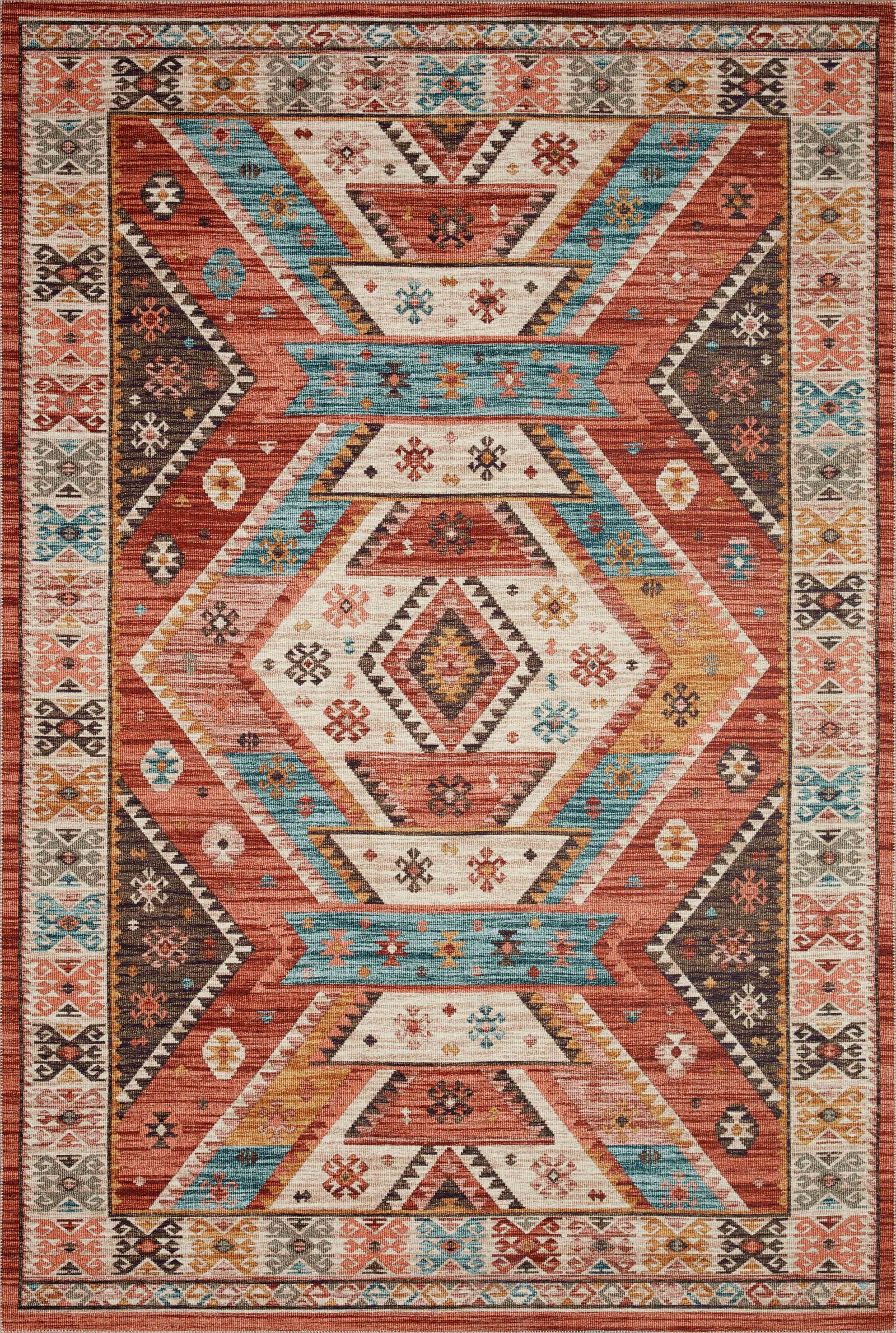 Zion Red / Multi — a Loloi rug at Laurie Yapp Home.