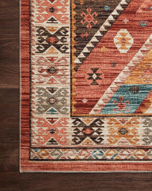 Zion Red / Multi shown from a different angle to reveal its pattern.