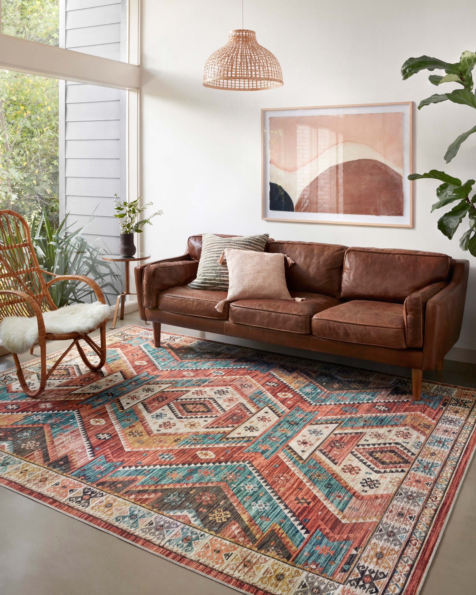 Zion Red / Multi — a Loloi rug at Laurie Yapp Home.
