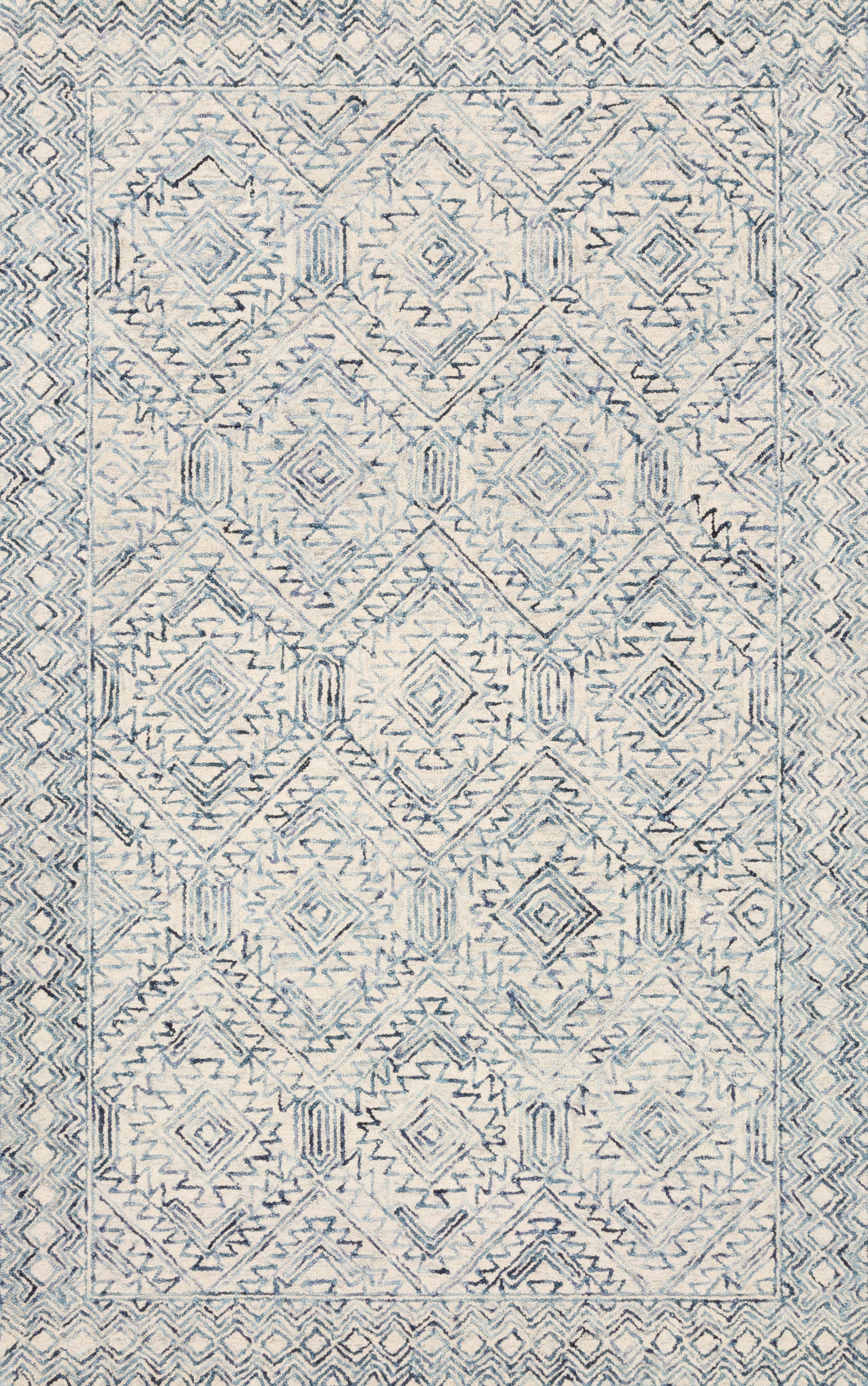 Ziva Bluestone — a Loloi rug at Laurie Yapp Home.