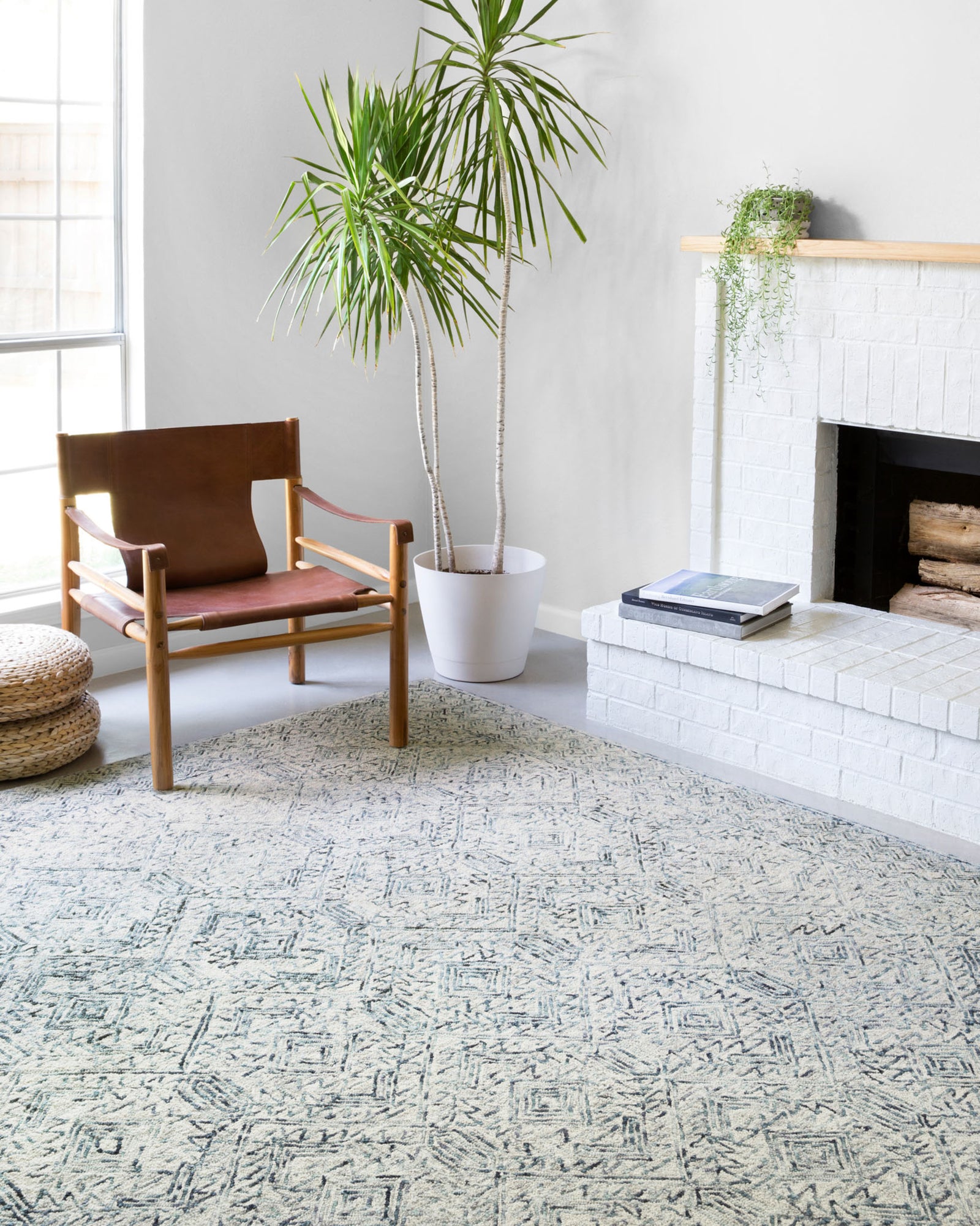 Ziva Bluestone — a Loloi rug at Laurie Yapp Home.