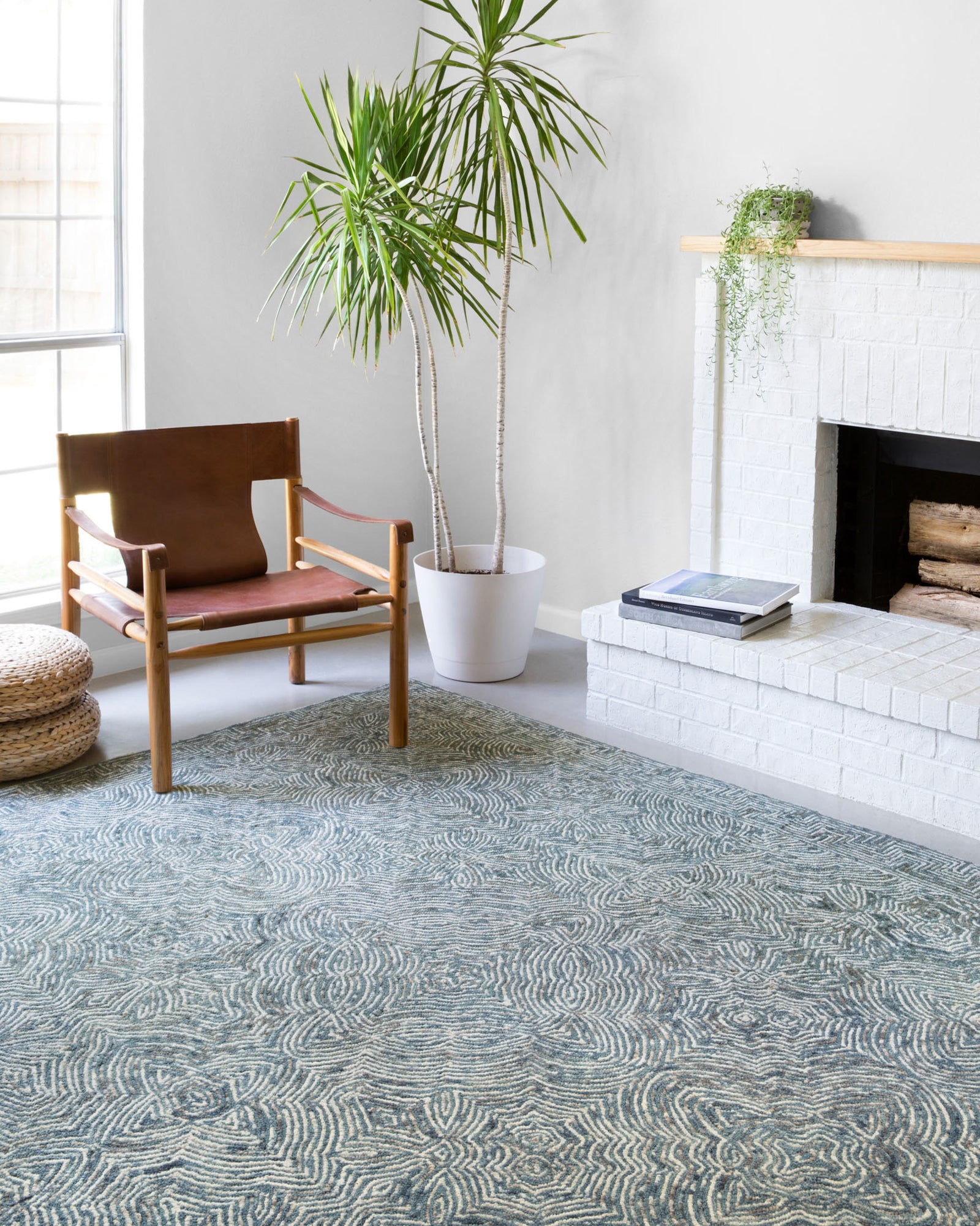 Ziva Denim — a Loloi rug at Laurie Yapp Home.