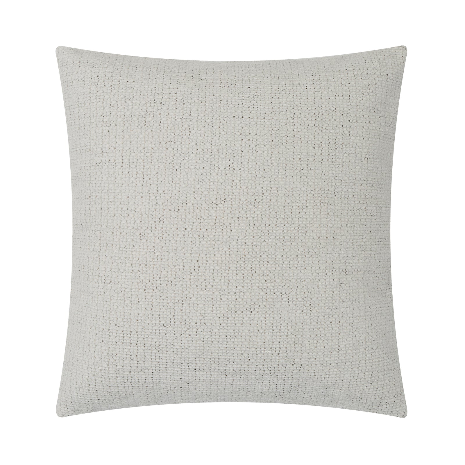 Bolero indoor pillow in light gray with textured fabric surface.