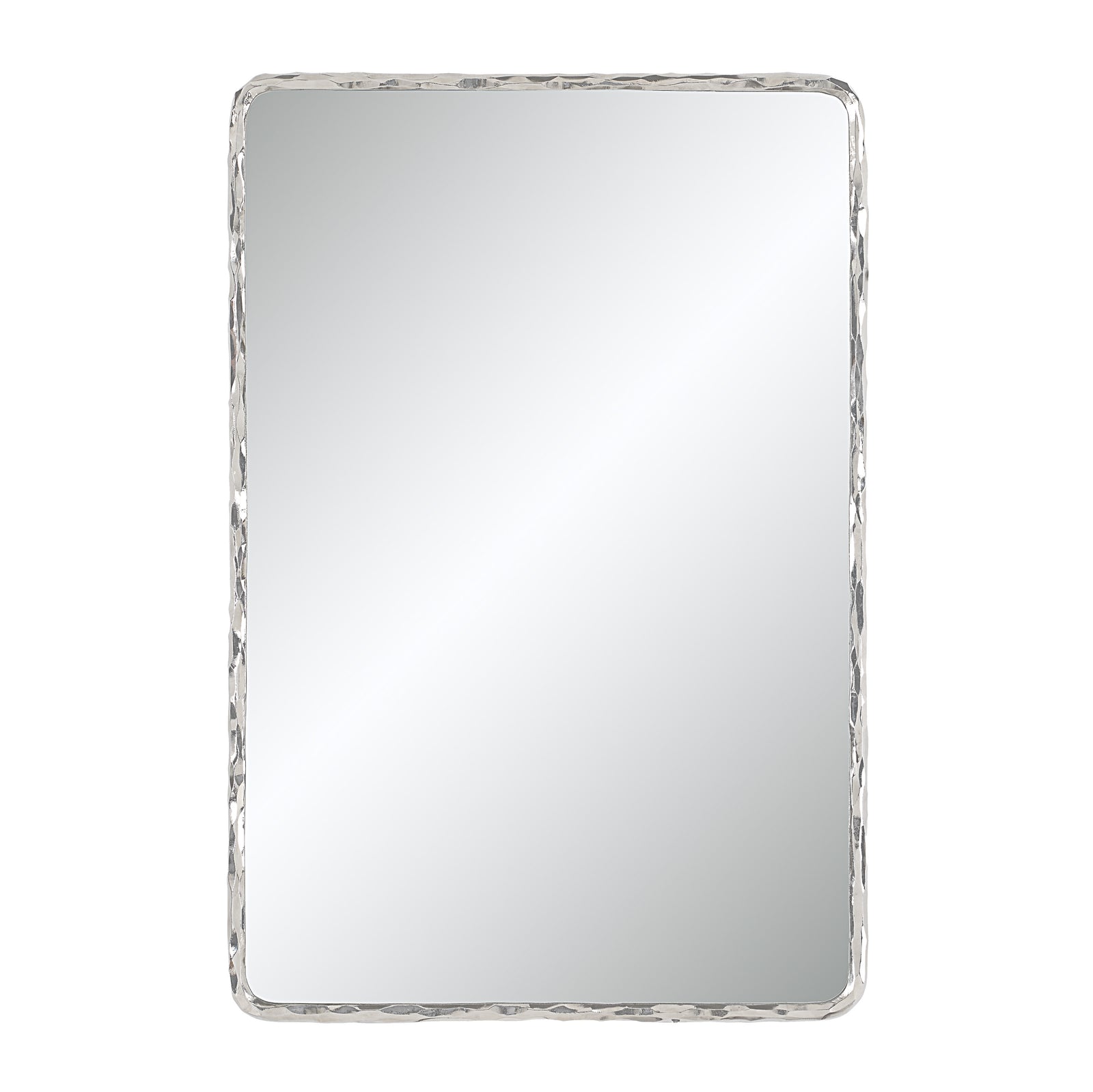 Pollonia mirror by Renwil with a sleek silver frame and reflective surface