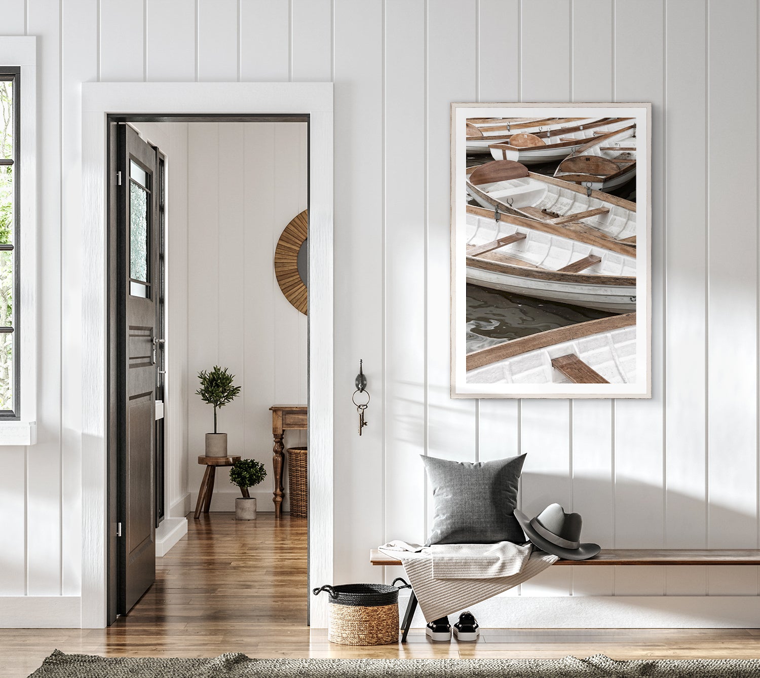 angle view of At Mooring Il luxury Artwork