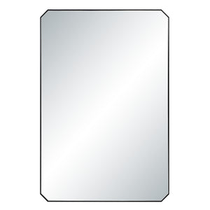 Jace mirror by Renwil, rectangular shape with a sleek black frame, front view.