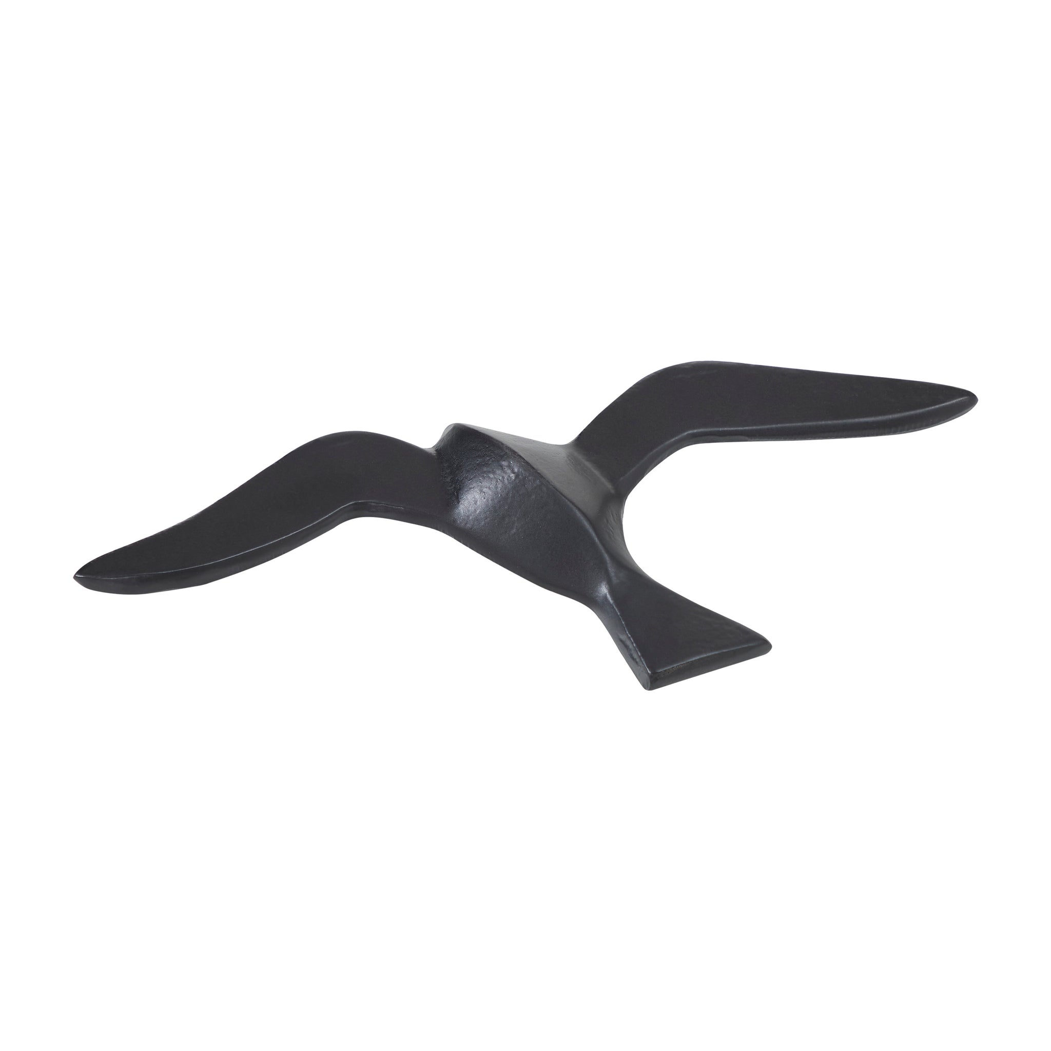 Stevens Wall Decor featuring a black bird sculpture in a gliding position